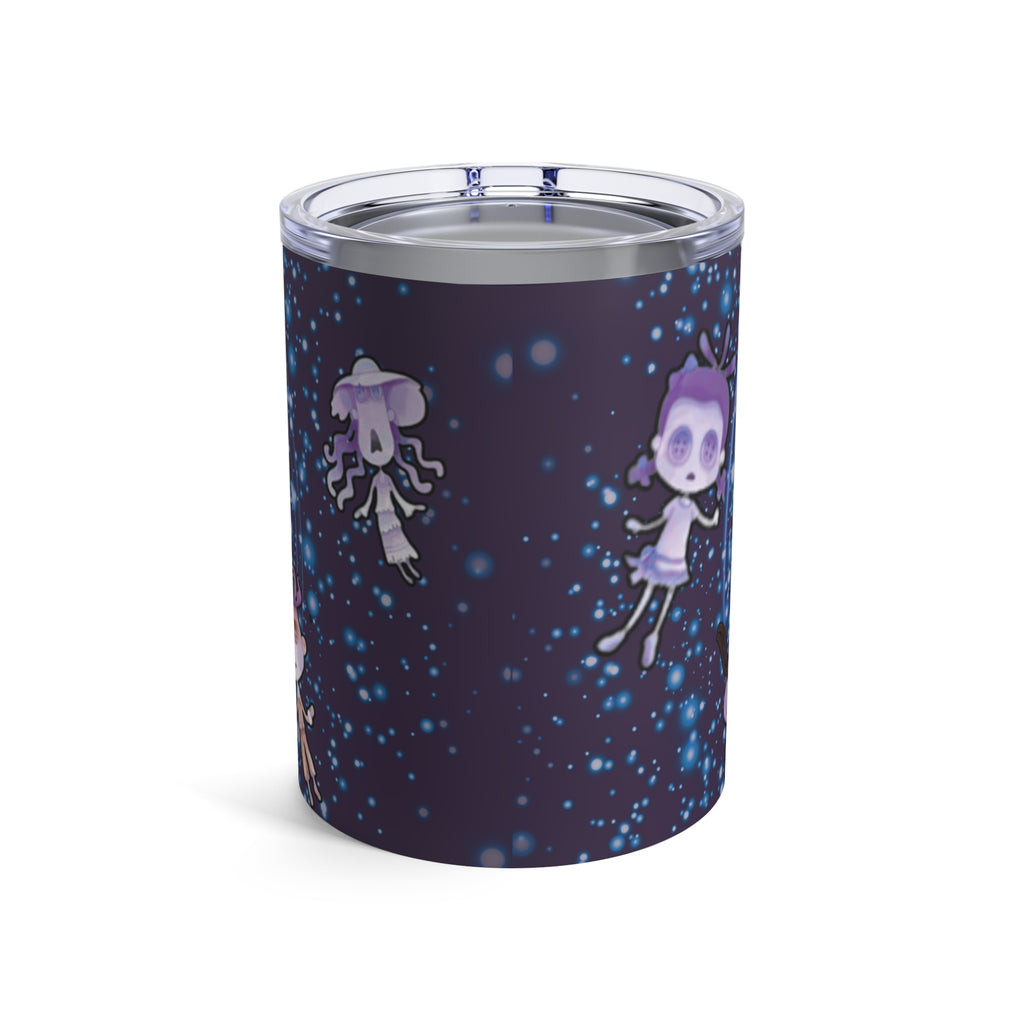 Tumbler 10oz Coraline-Inspired Mug - Unique Drinkware for Fans of the Spooky and Eccentric