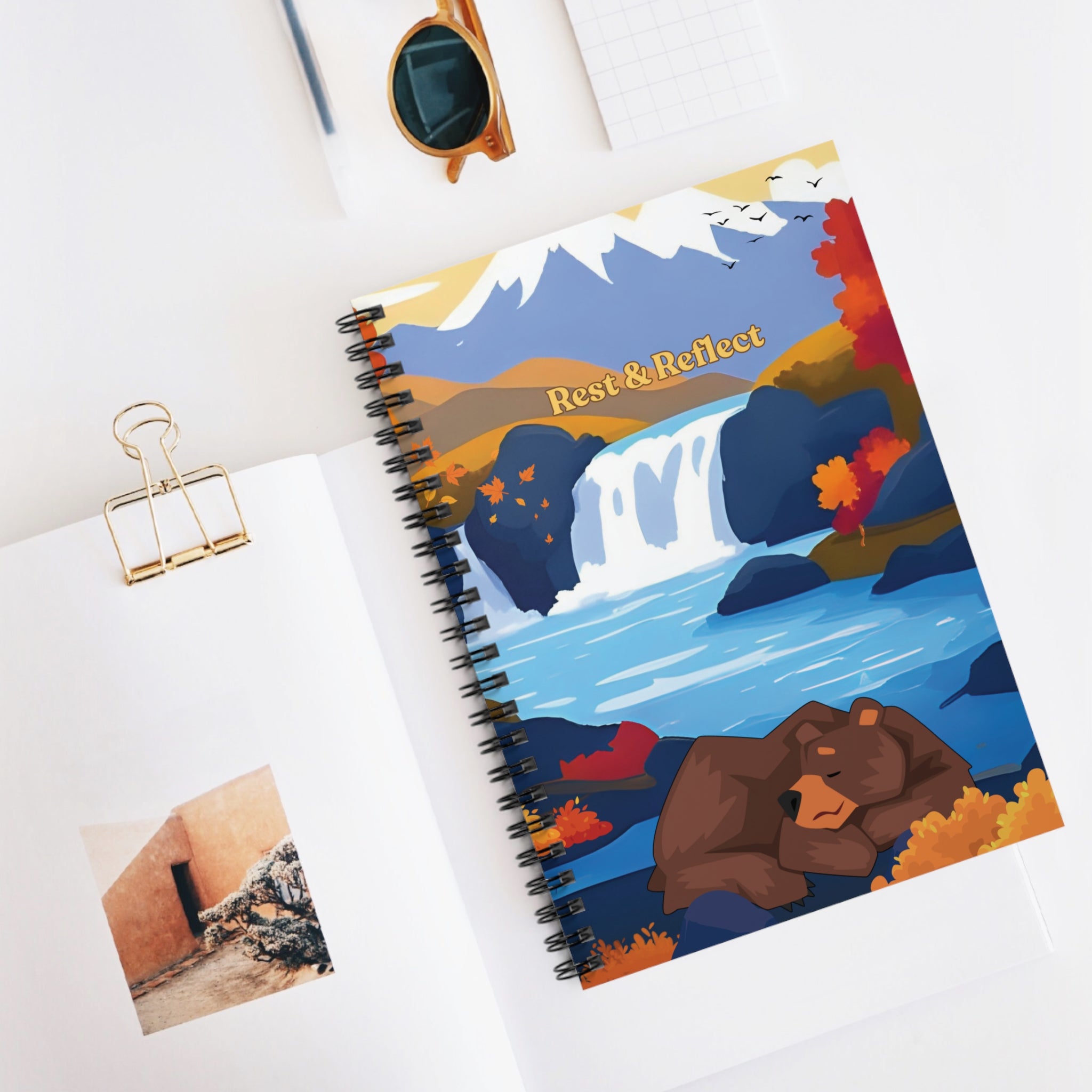 Spiral Notebook - Rest & Reflect Ruled Line Journal