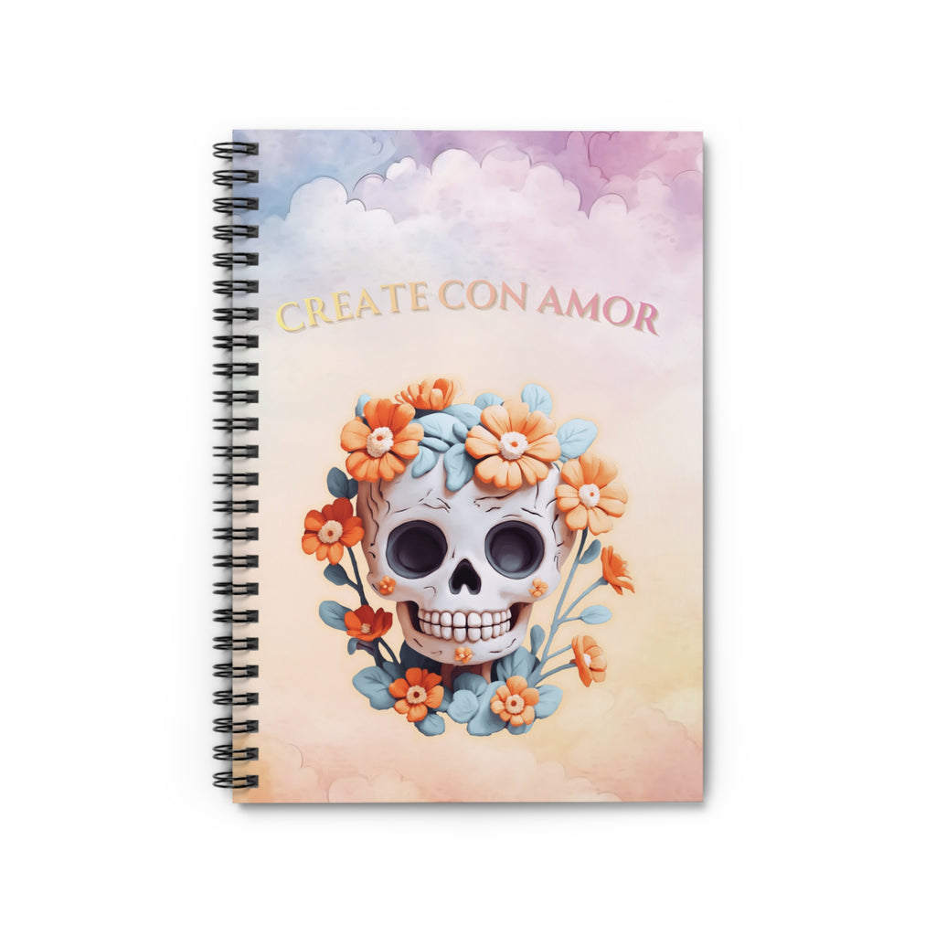 Spiral Notebook - Create con amor, Love Notebook