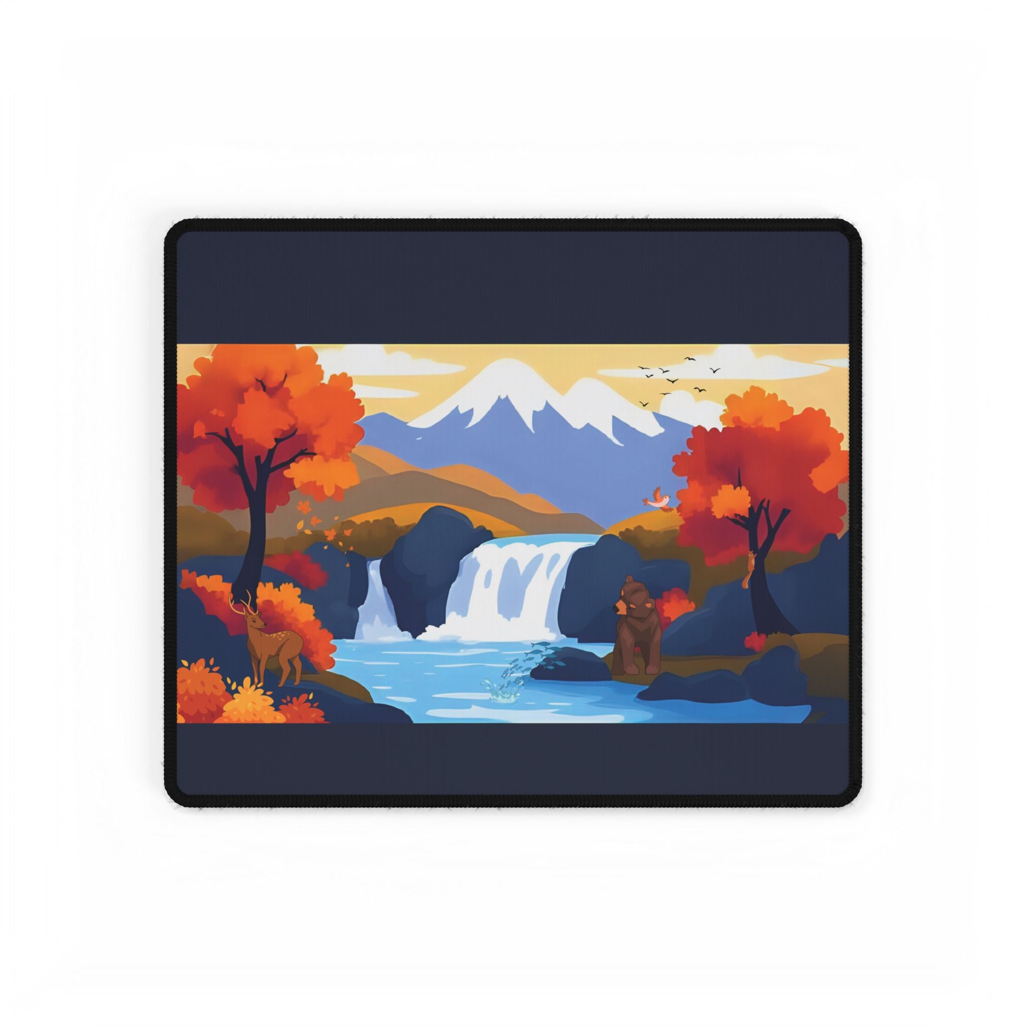 Desk Mats - Peaceful Autumn Forest