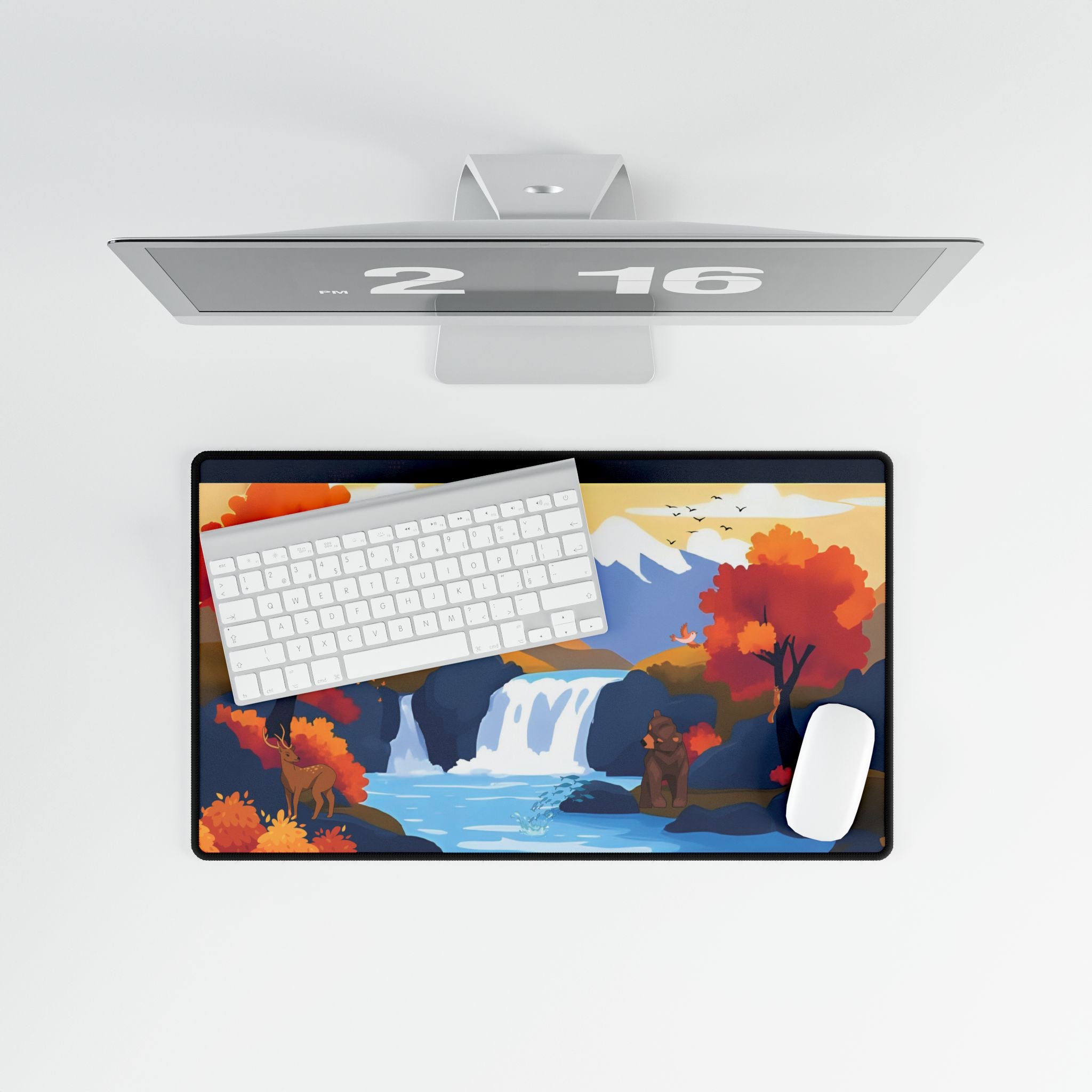 Desk Mats - Peaceful Autumn Forest