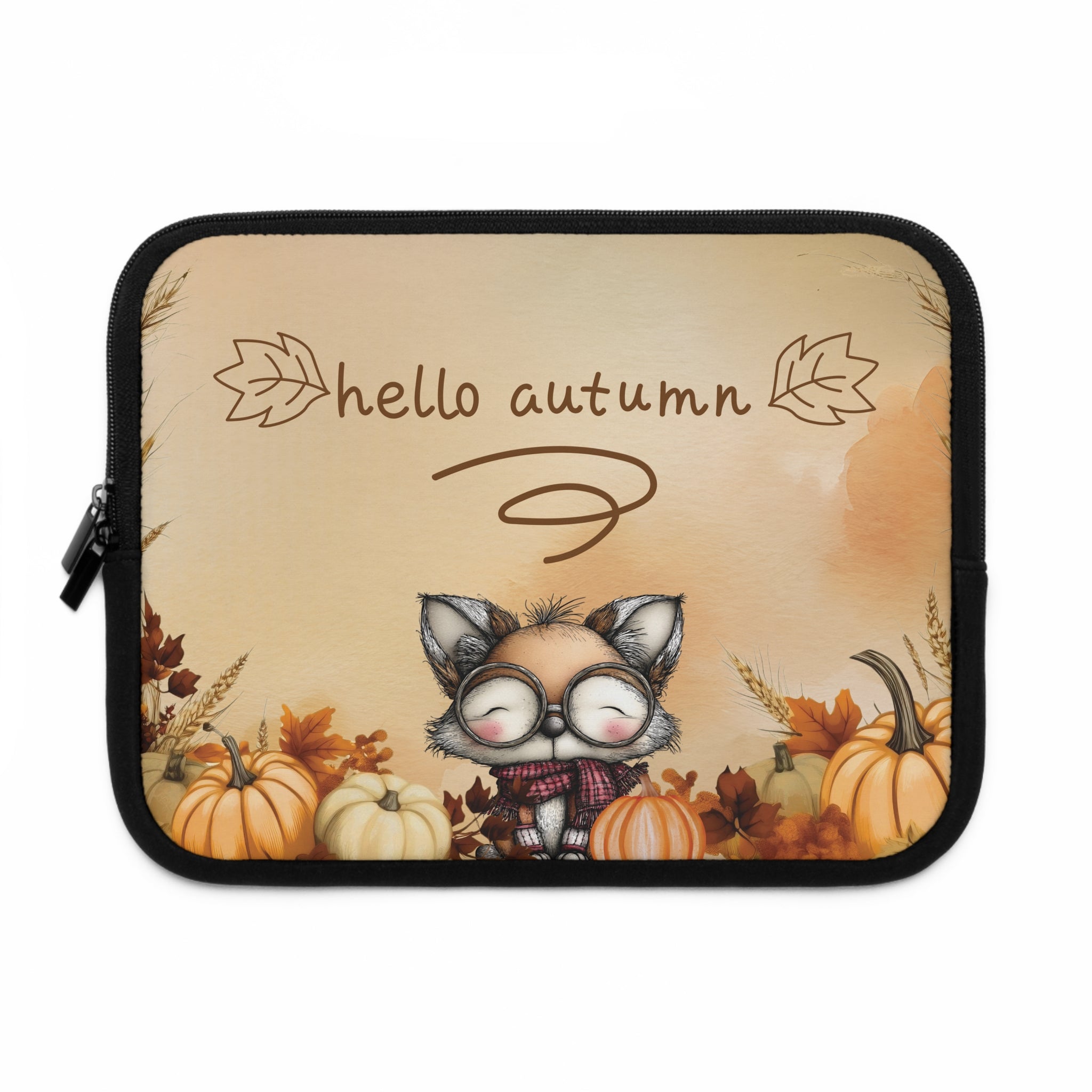 Foxy Laptop Sleeve, Fall Vibes, Autumn Fox