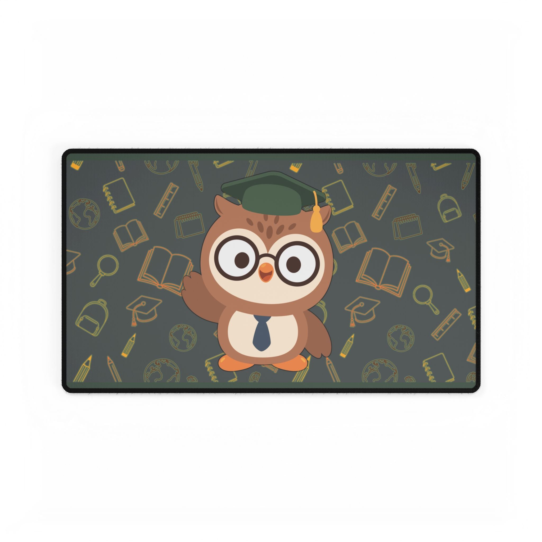 Desk Mats - Wise Owl Teacher Cozy Classroom Decor, Back to School Gift for Educators, Office Desk Accessories, Teacher Appreciation Gift,