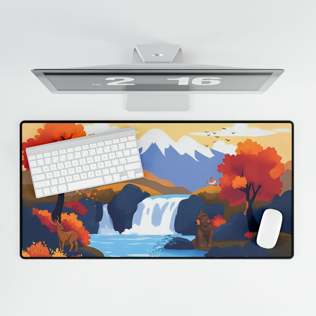 Desk Mats - Peaceful Autumn Forest