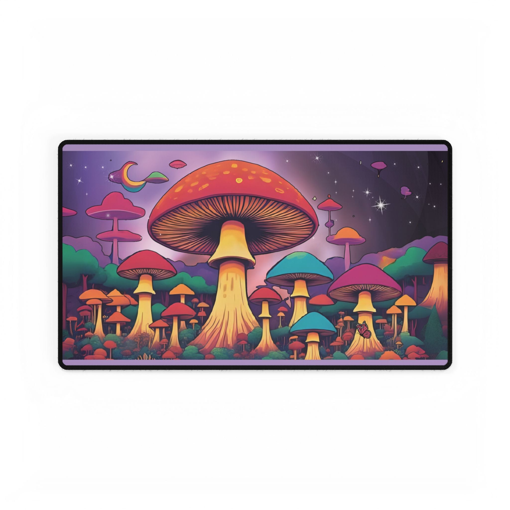 Desk Mats - Cosmic Mushroom Forest