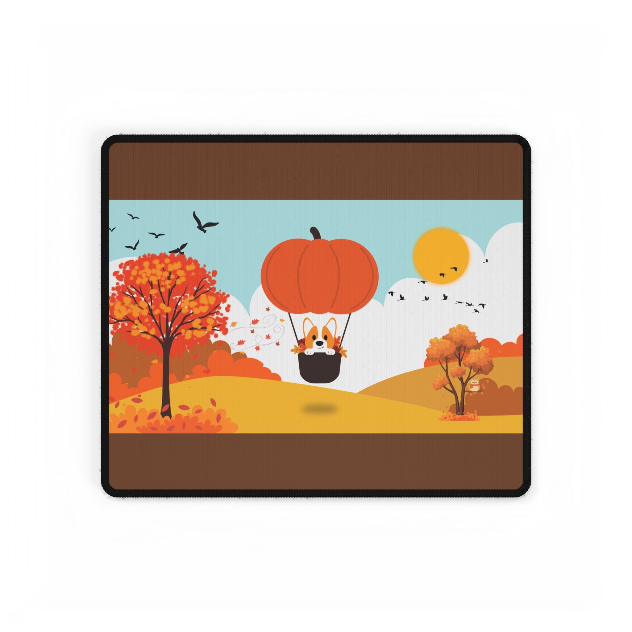 Desk Mat - Pumpkin Balloon Ride
