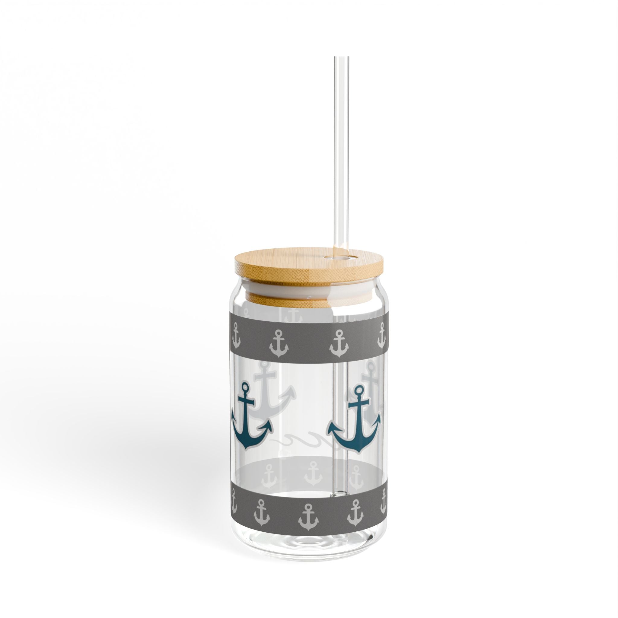 Anchor nautical sipper glass 16oz | anchor design tumbler