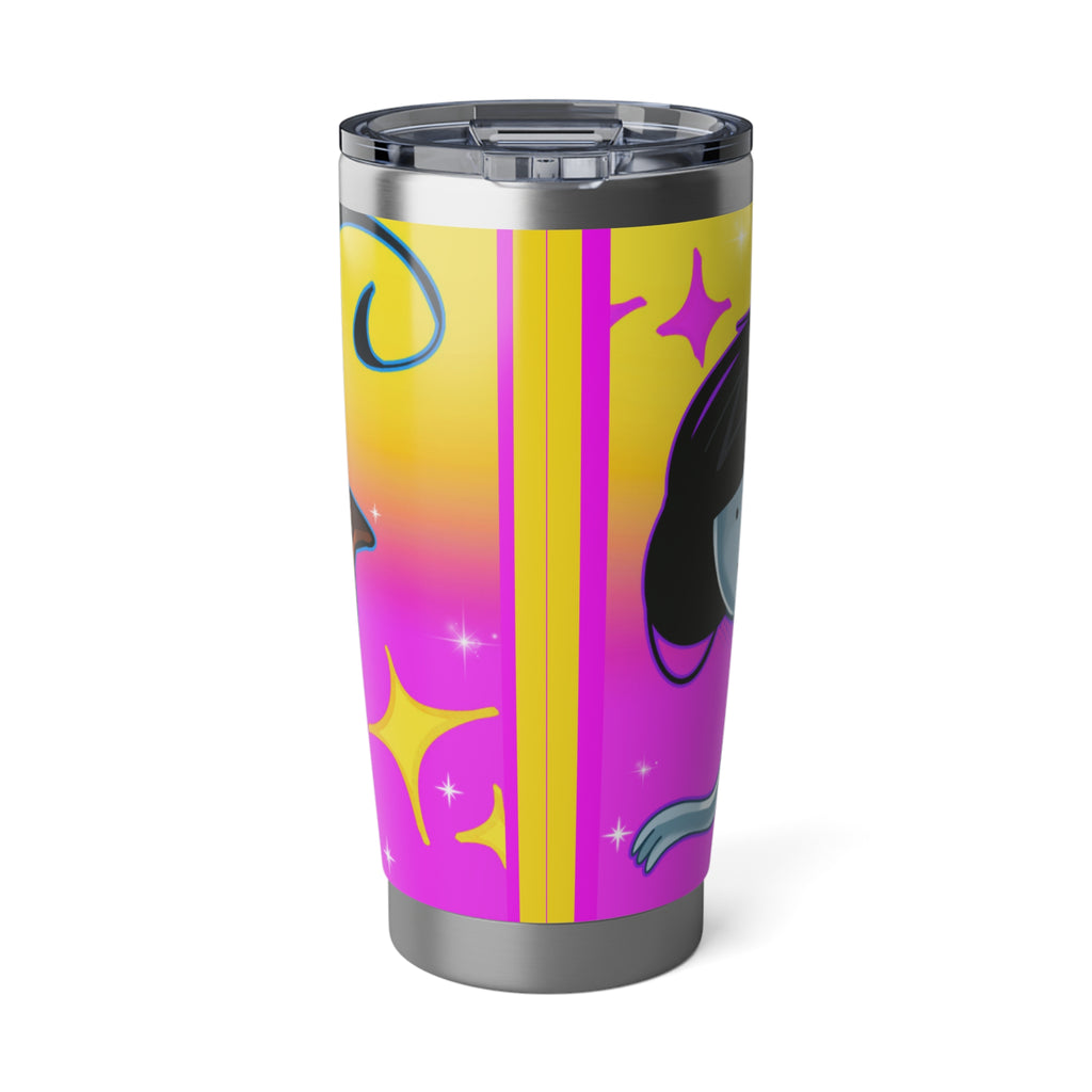 Queen of the Night Sky Tumbler | Celestial Travel Mug, Cosmic Stars Cup, Wanderlust Gift for Her, Astrology Drinkware