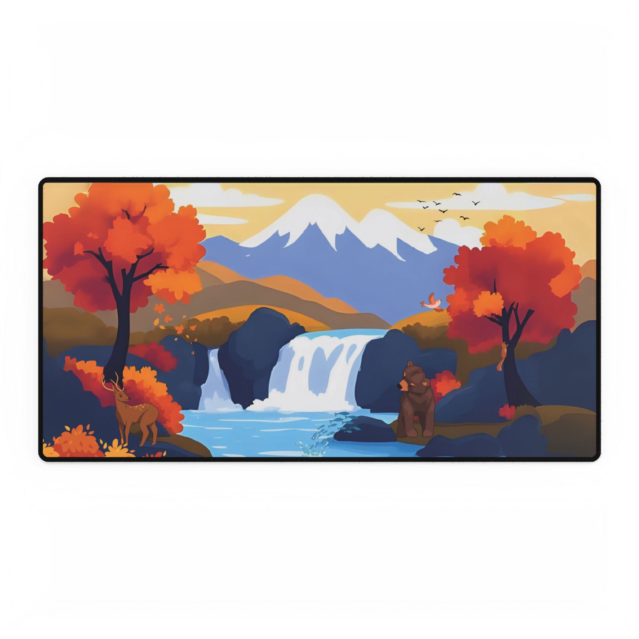 Desk Mats - Peaceful Autumn Forest