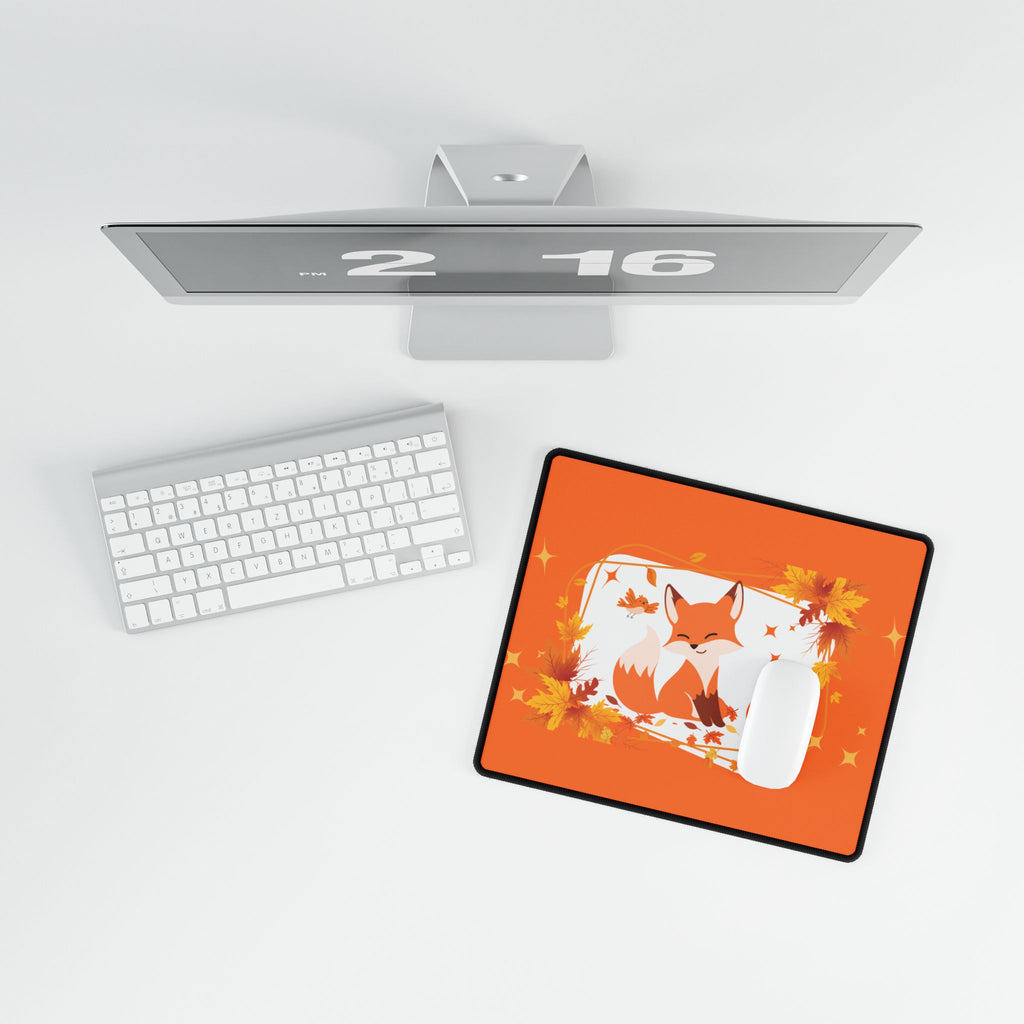 Desk Mat Autumn Fox & Pumpkin 🦊🍁🎃