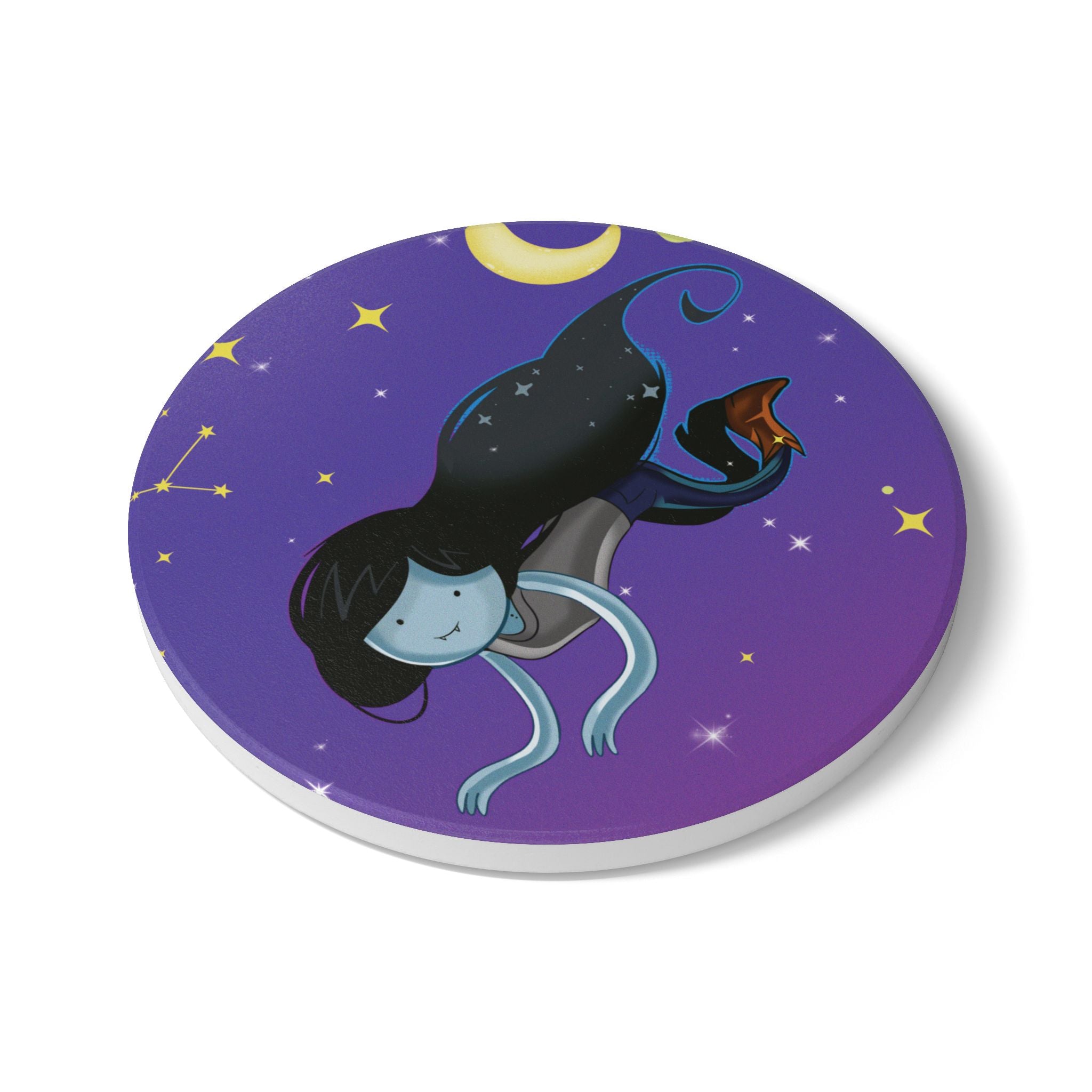 Ceramic Coaster - Vampy Vibes Halloween Goth Home Decor Drink Mat Set of 4