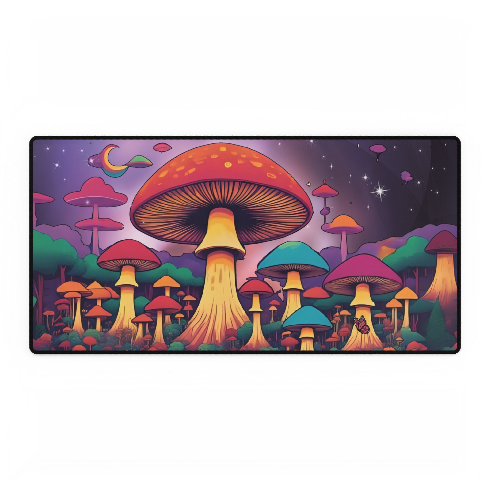Desk Mats - Cosmic Mushroom Forest