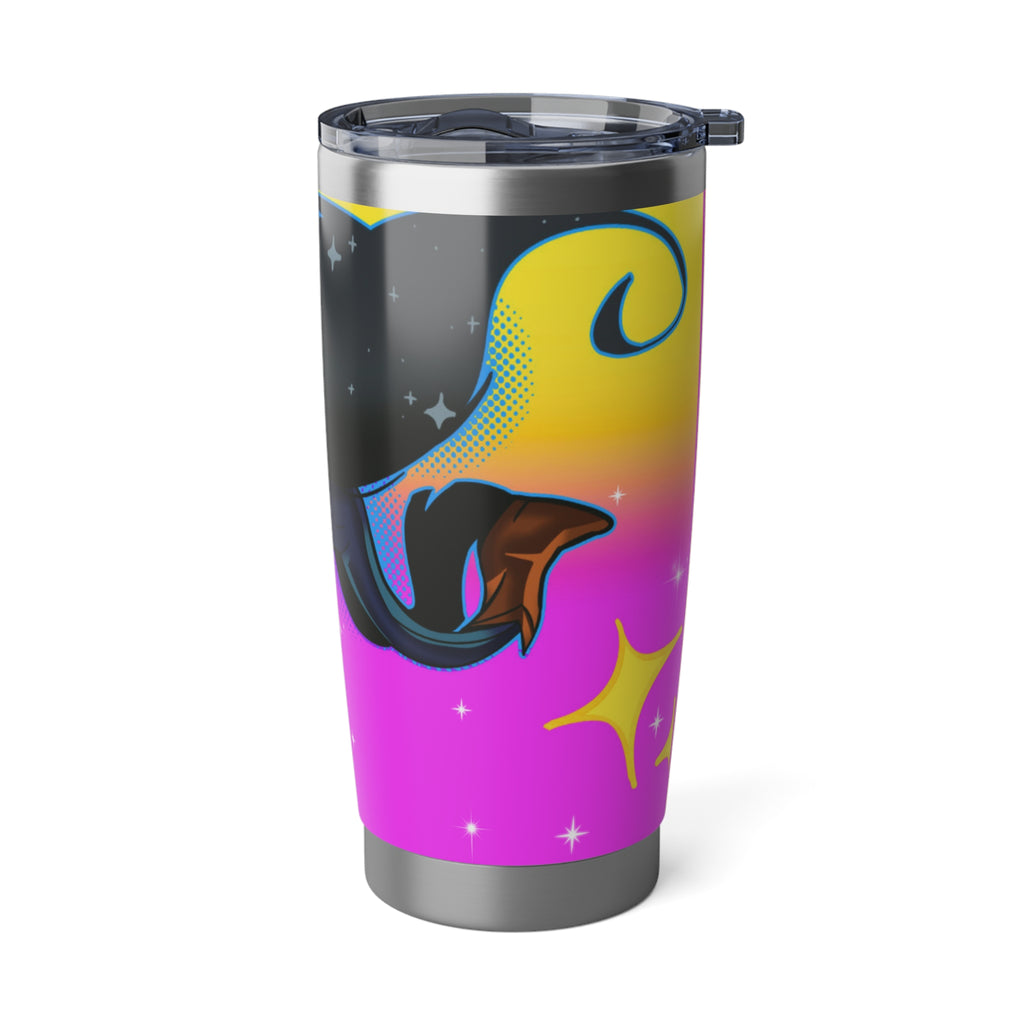 Queen of the Night Sky Tumbler | Celestial Travel Mug, Cosmic Stars Cup, Wanderlust Gift for Her, Astrology Drinkware
