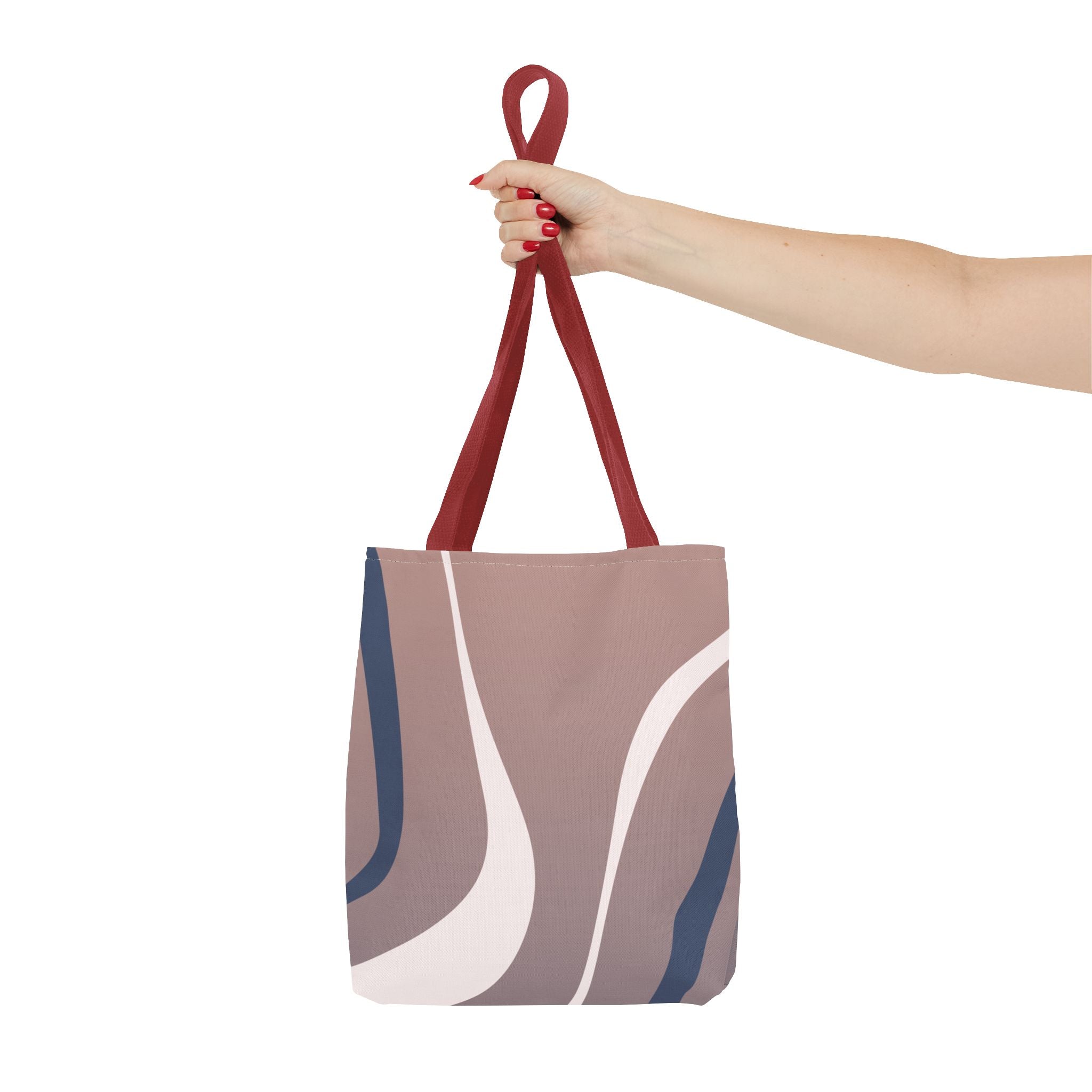 Desert Flow Abstract Tote Bag, Southwest Vibes Shoulder Bag, Desert Landscape Tote, Boho Chic Carryall, Cactus Print Market Bag, Nature