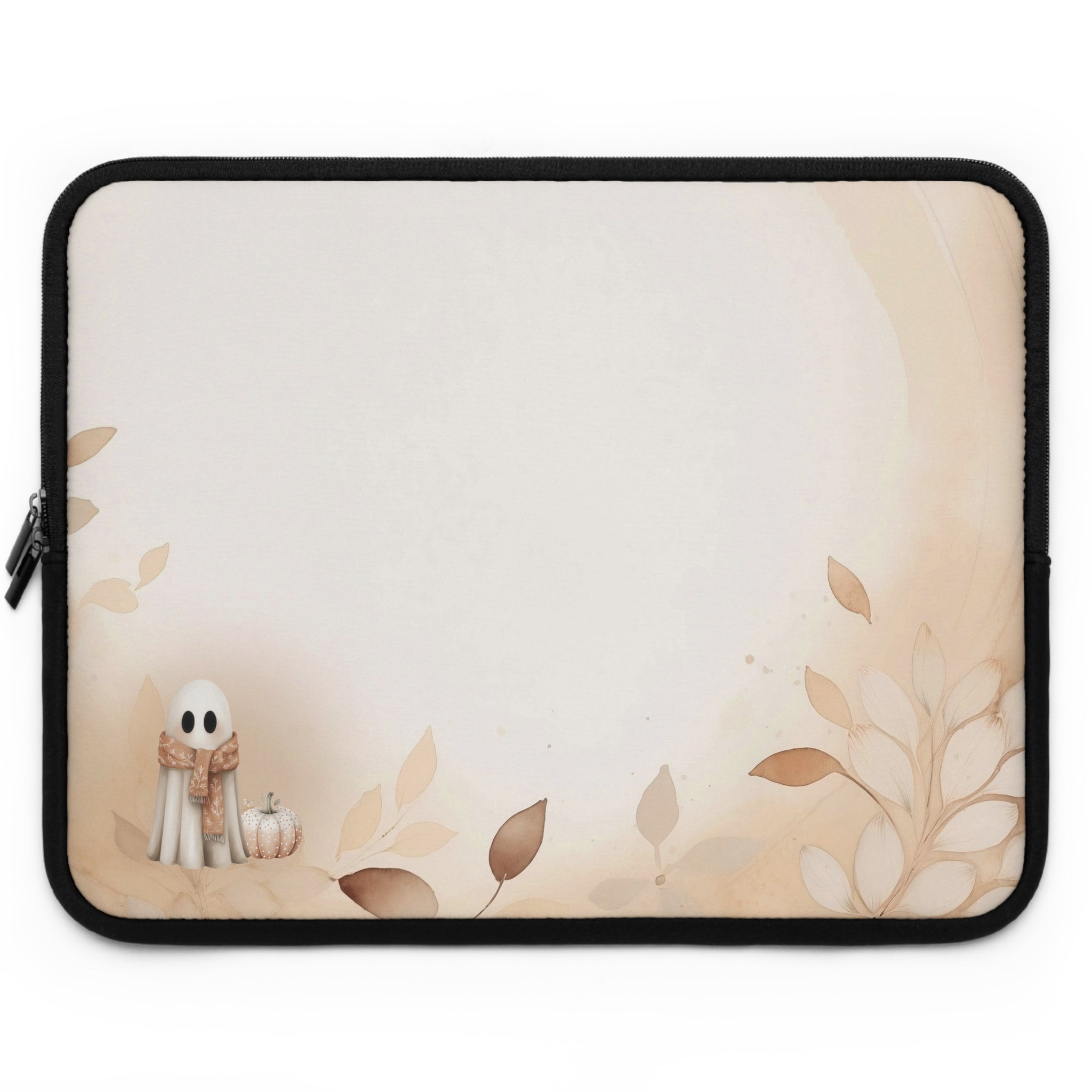 Laptop Sleeve, Sweet Autumn Cute Ghost Design