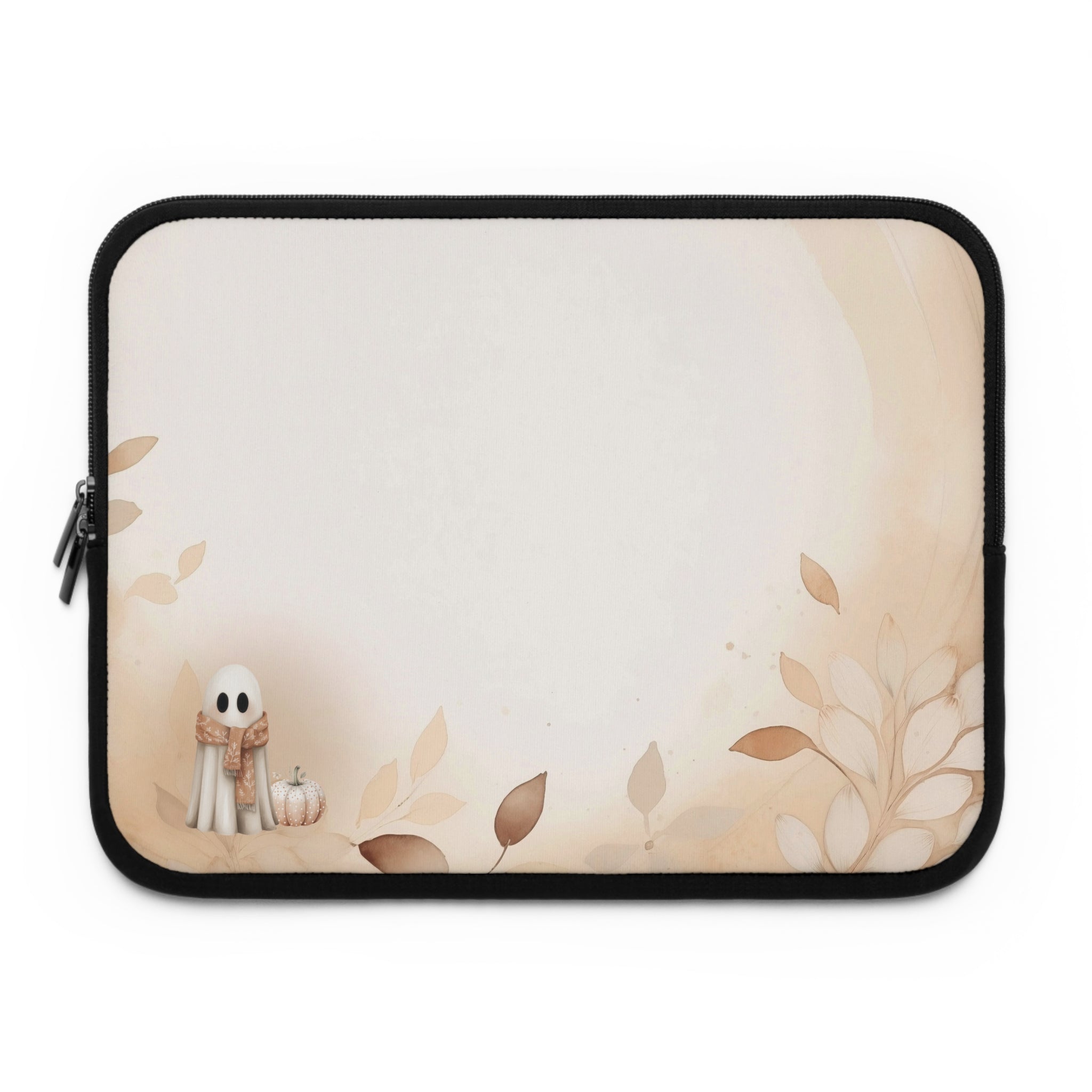 Laptop Sleeve, Sweet Autumn Cute Ghost Design