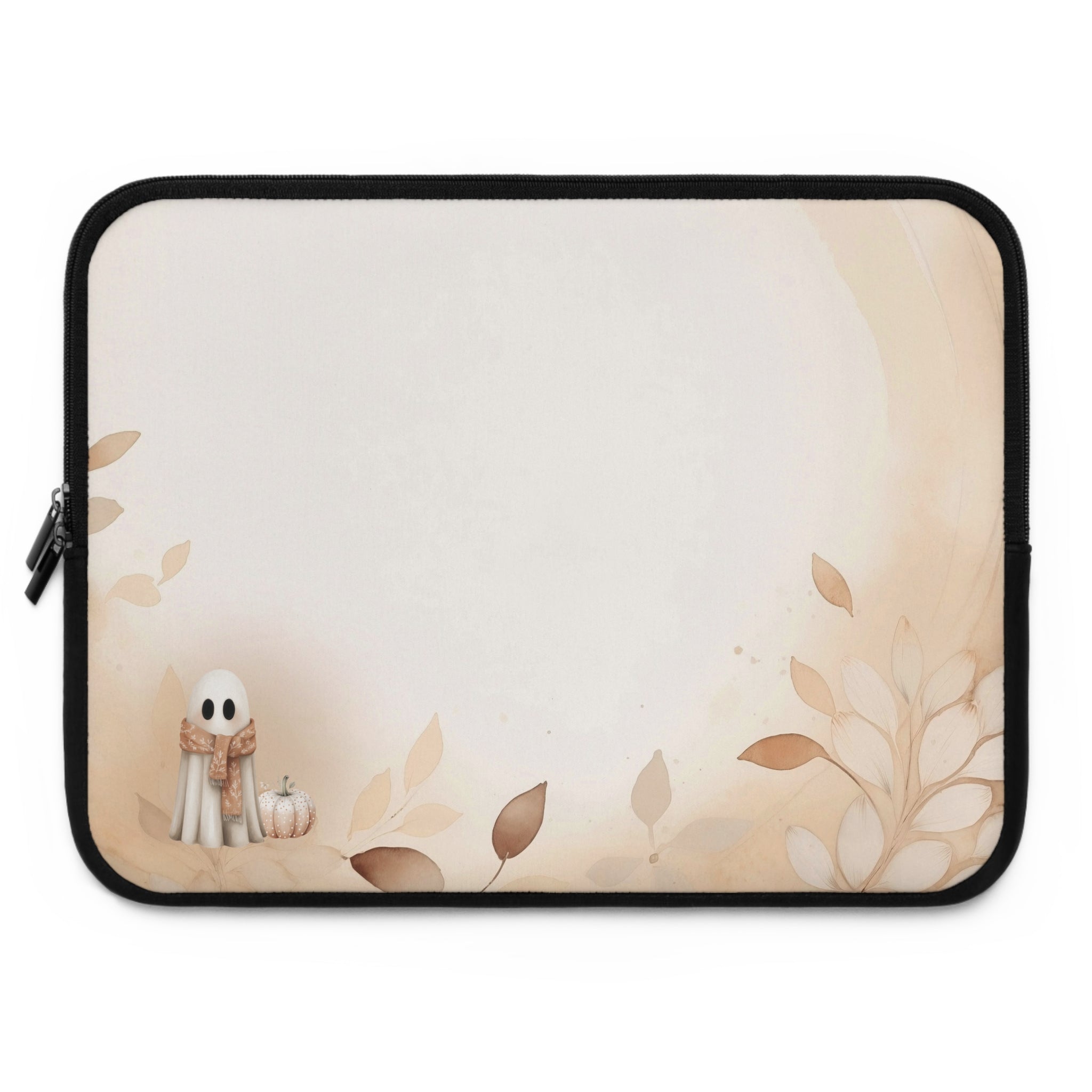 Laptop Sleeve, Sweet Autumn Cute Ghost Design