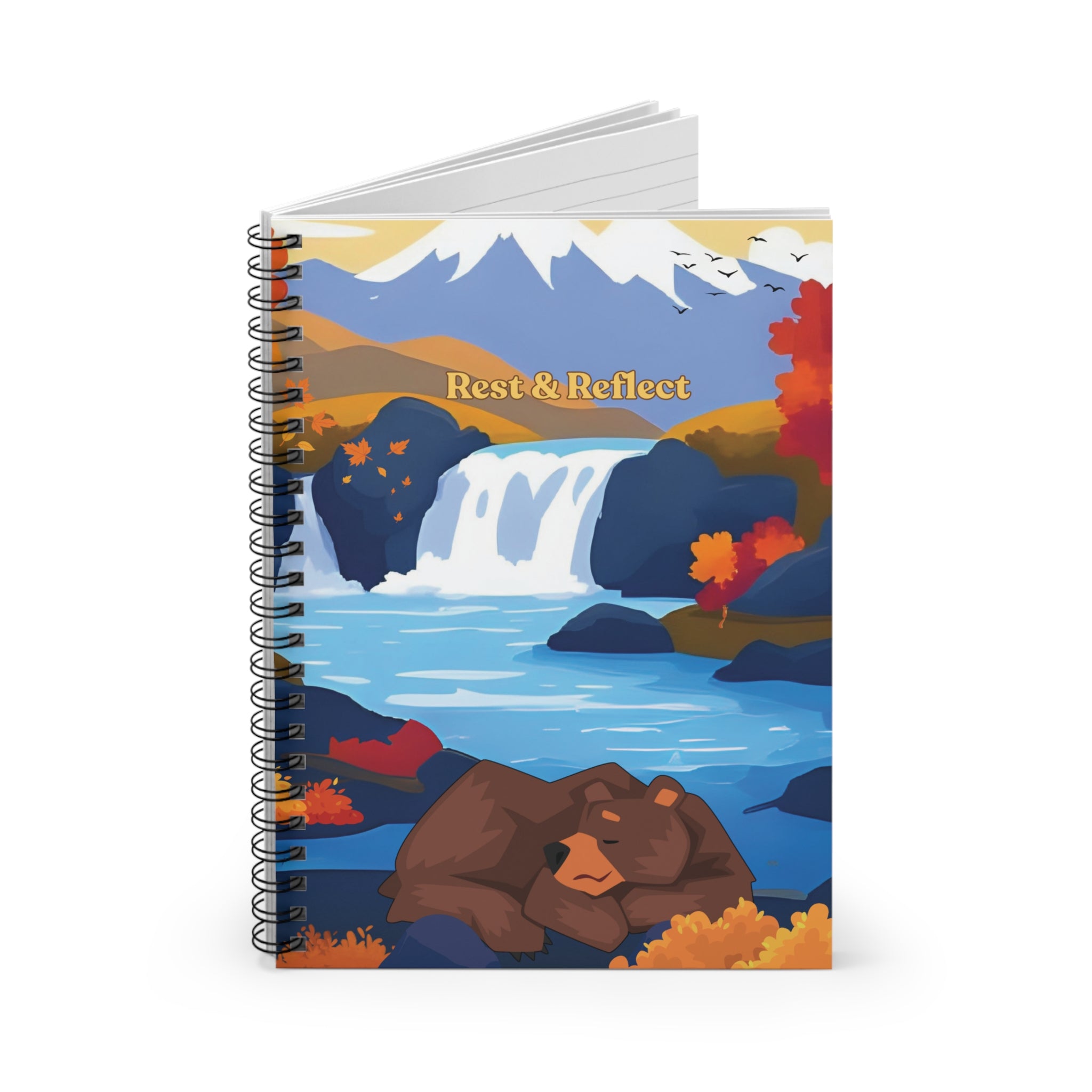 Spiral Notebook - Rest & Reflect Ruled Line Journal