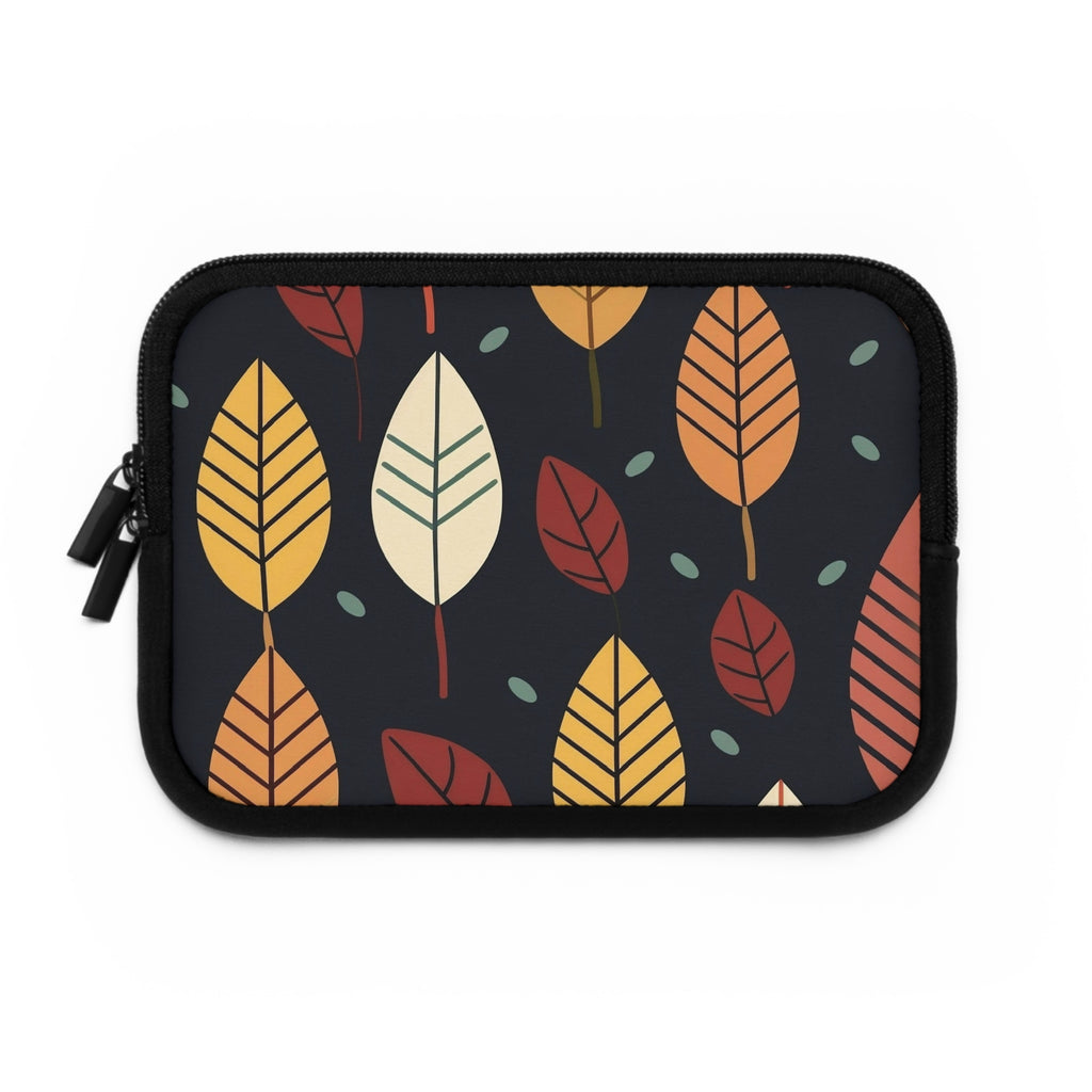 Laptop Sleeve with Autumn Leaves Design