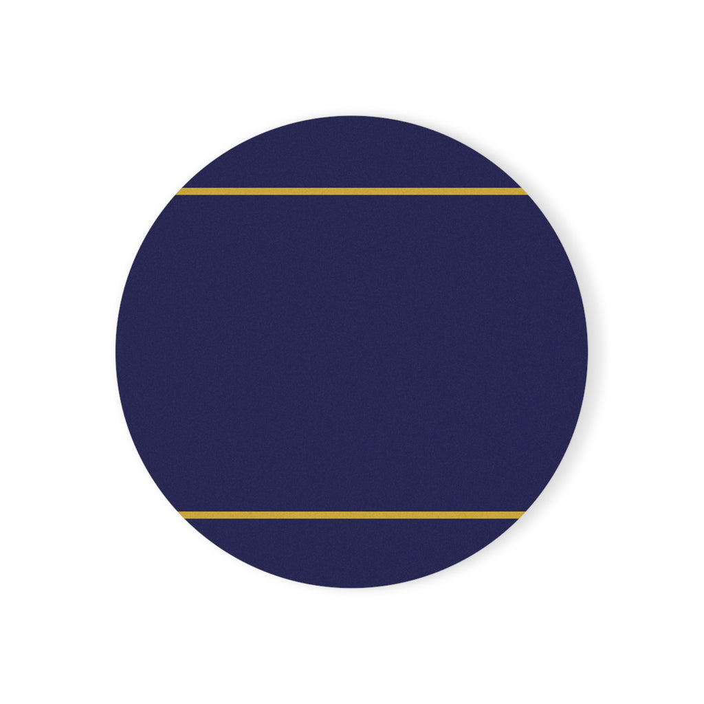 Ceramic Coaster Set, Navy and Gold Standard Drinkware, Table Coasters, Home Decor, Bar Accessories
