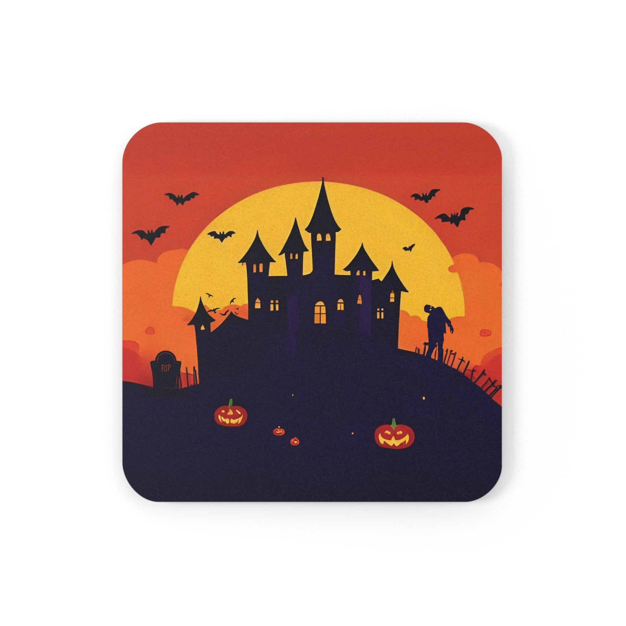 Coaster Set Haunted Nightfall Design