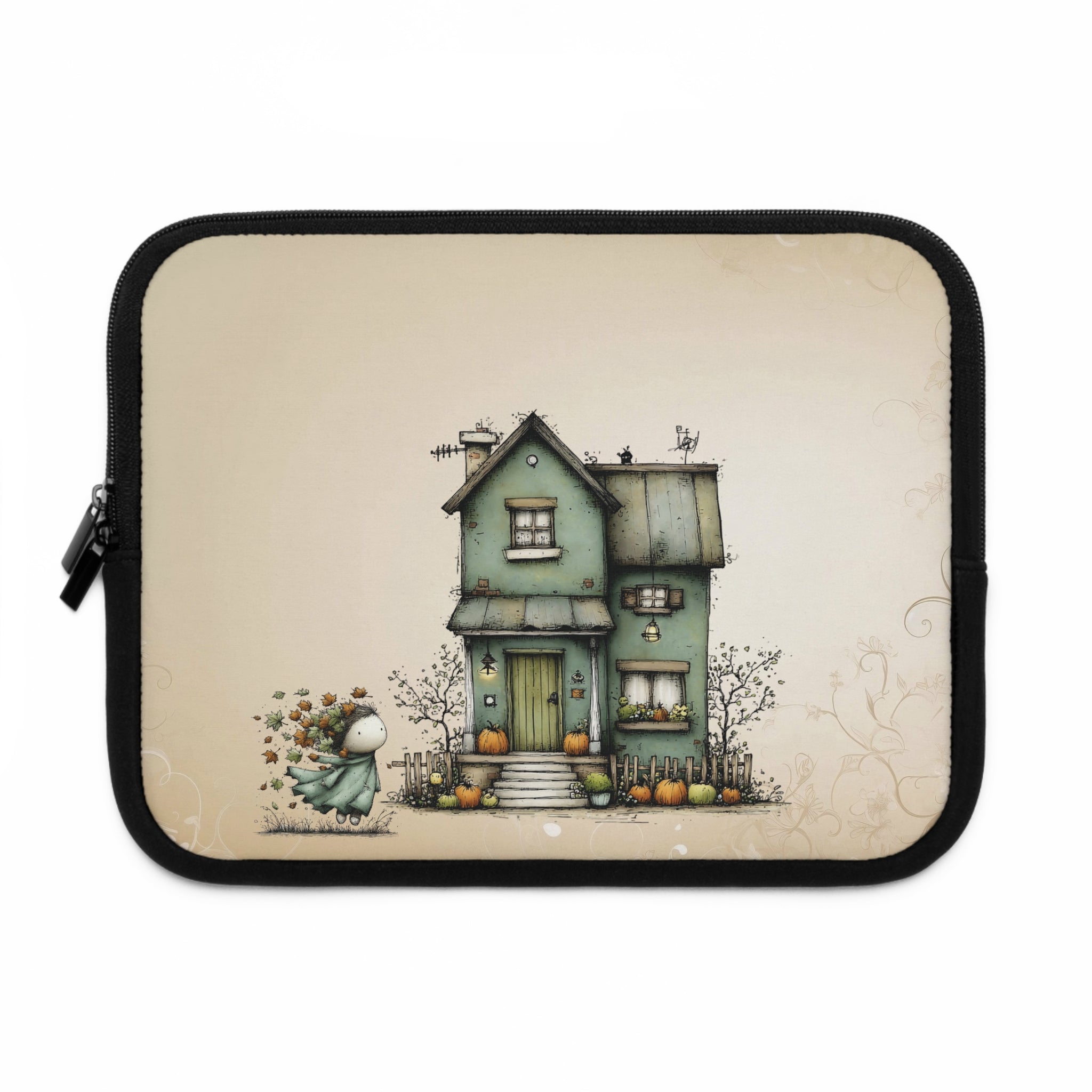 Autumn at Willow Cottage Laptop Sleeve