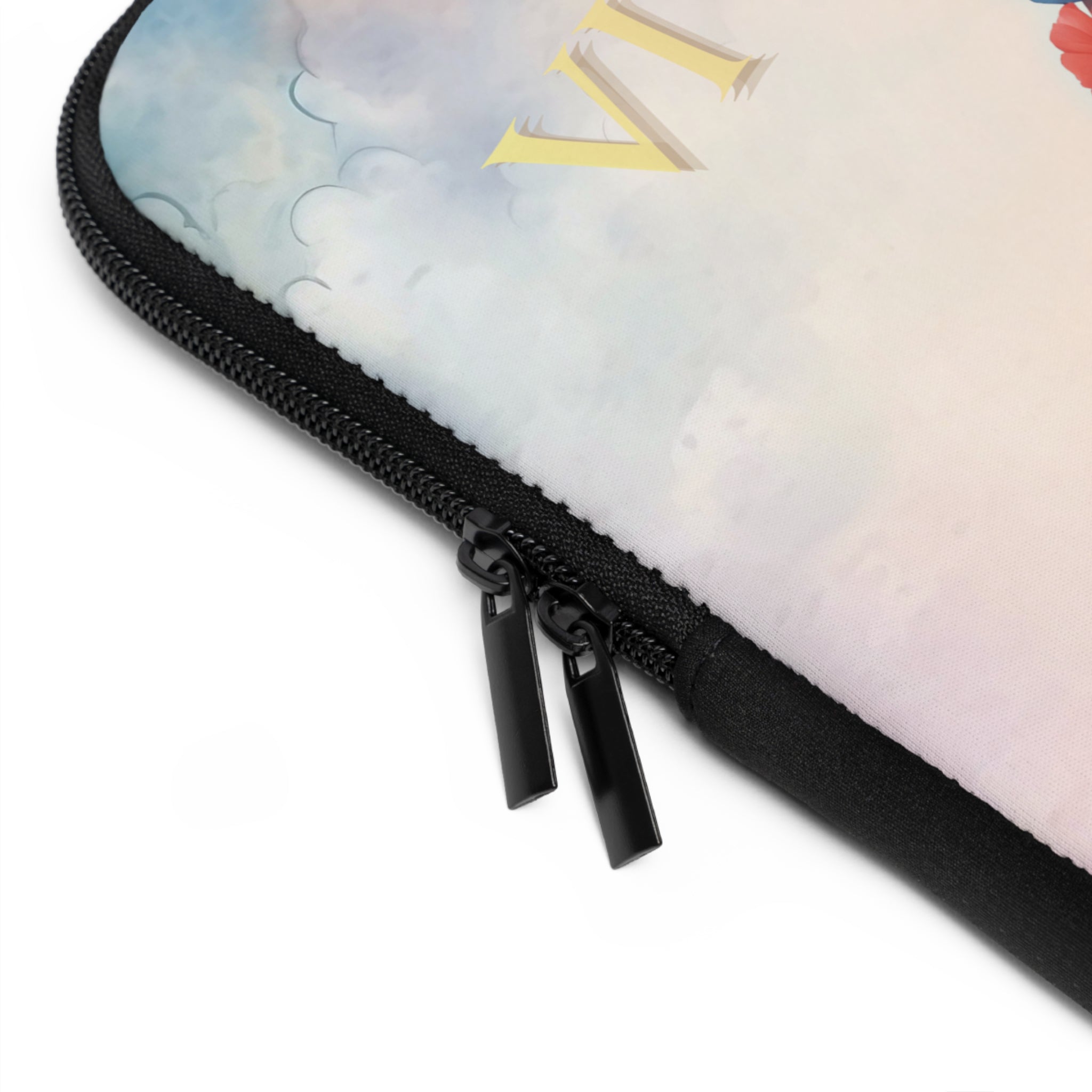 Boho Laptop Sleeve, Day of the Dead Skull Design