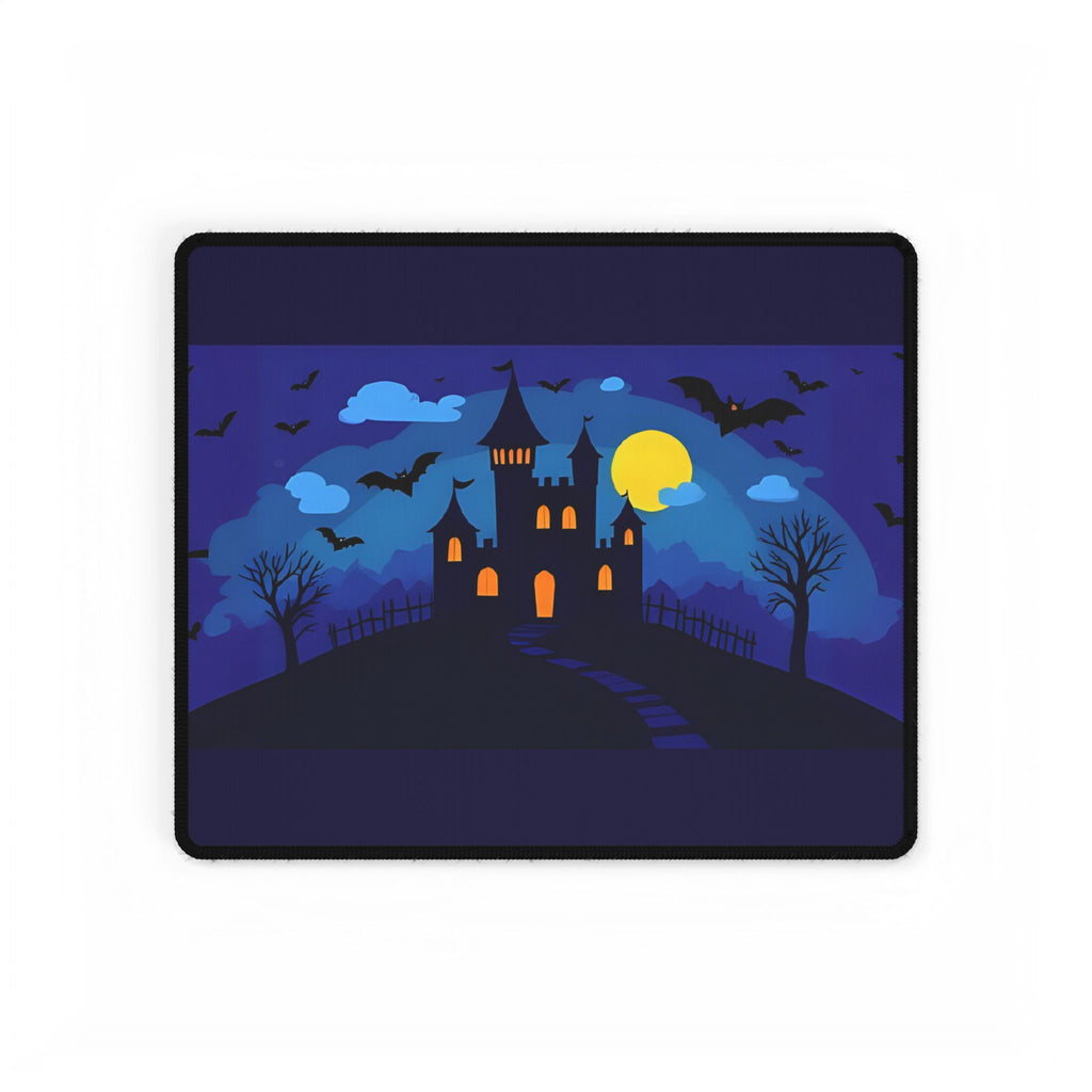 Desk Mat - Spooky Haunted Castle Halloween Night