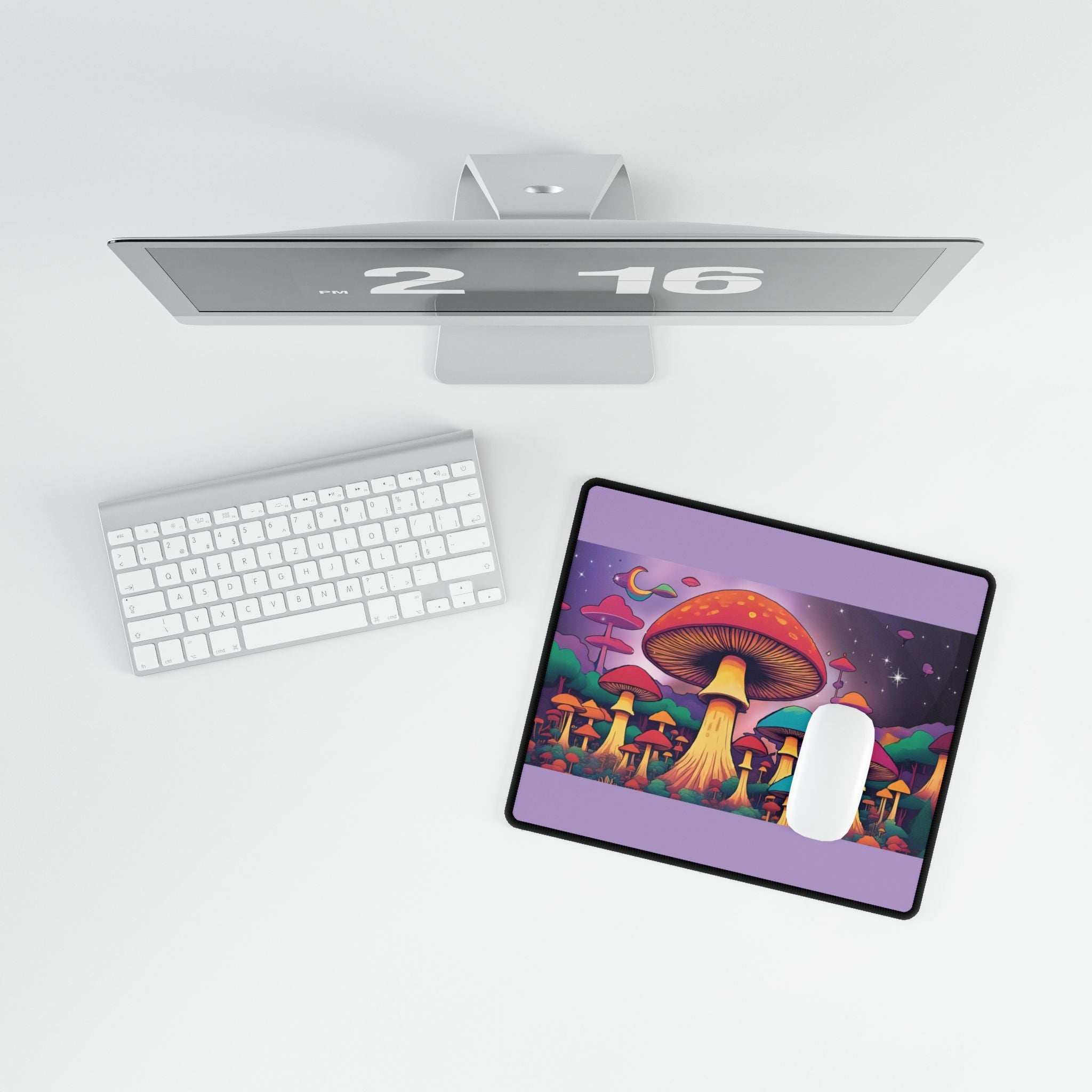 Desk Mats - Cosmic Mushroom Forest