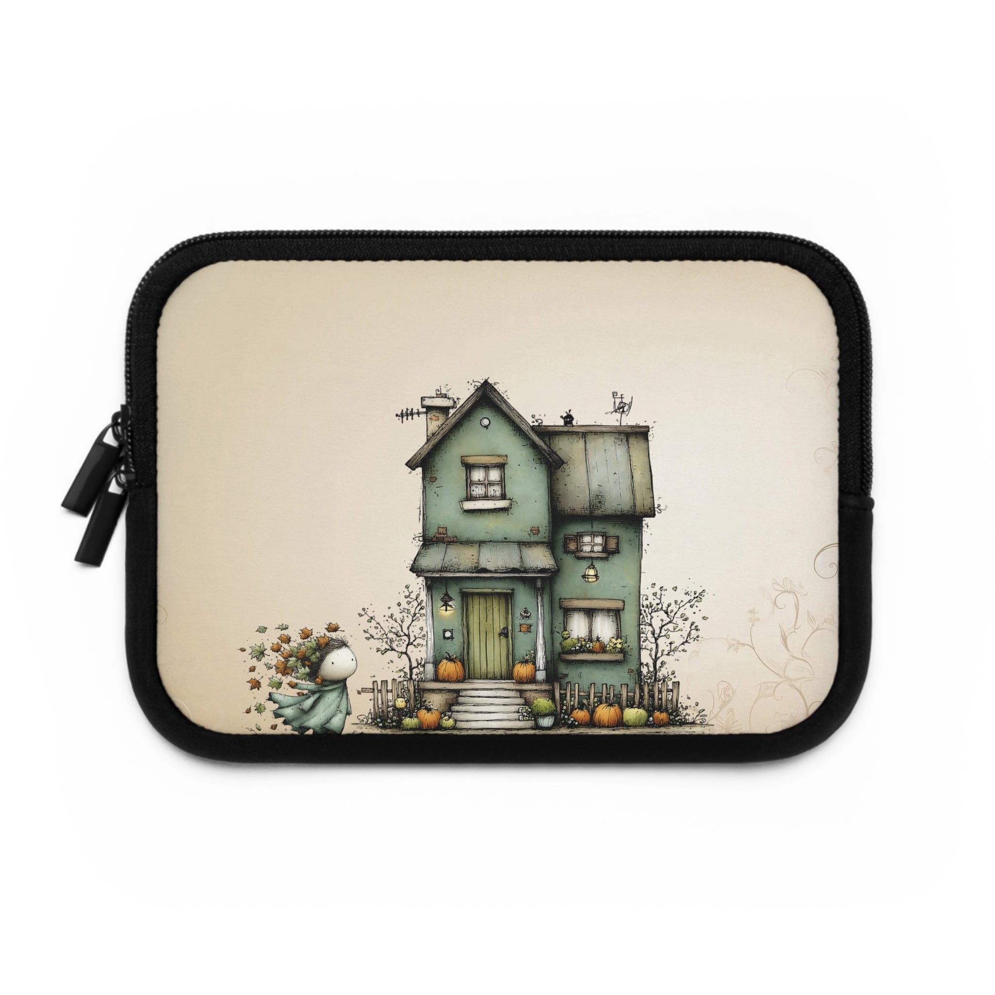 Autumn at Willow Cottage Laptop Sleeve