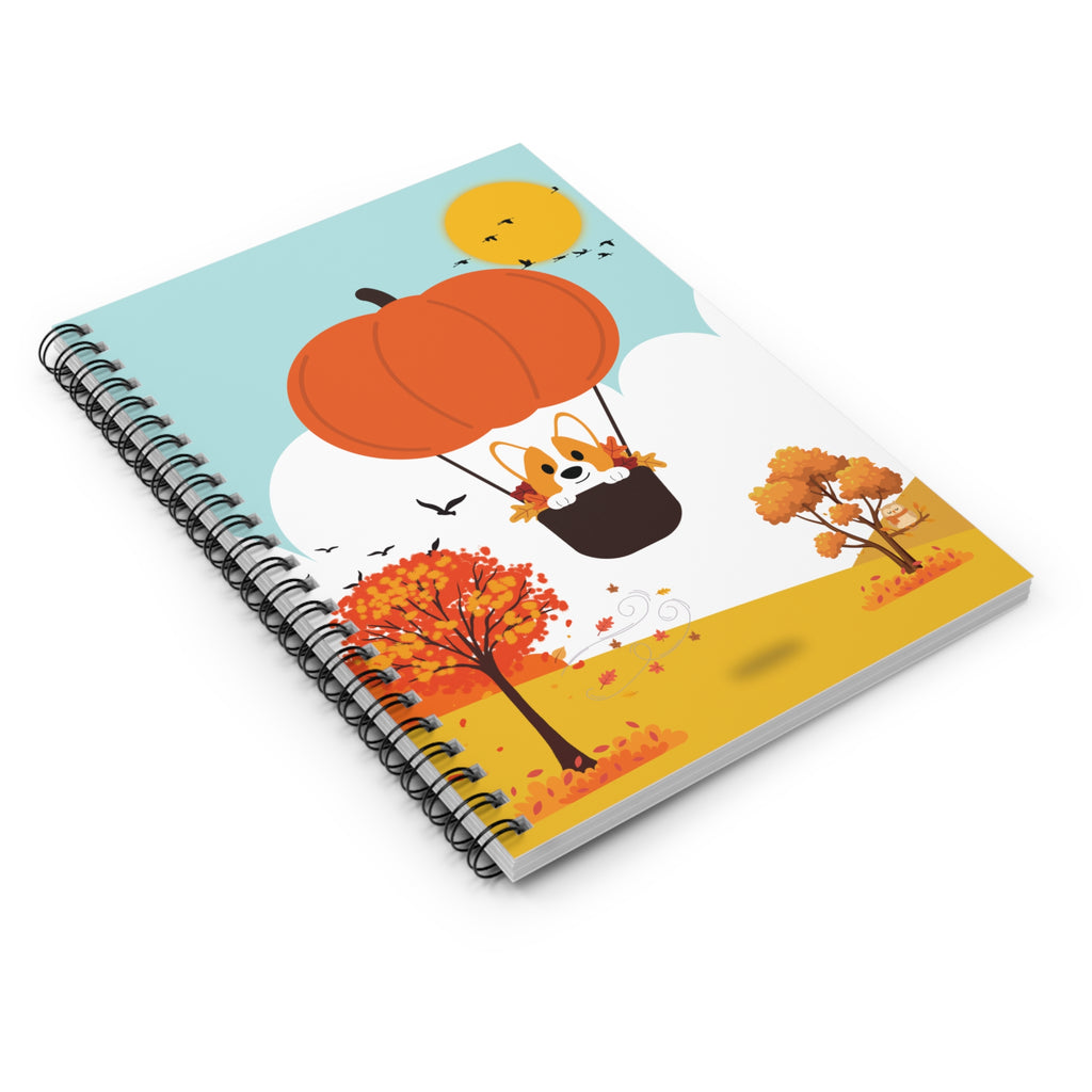 Spiral Notebook - Pumpkin Balloon Ride