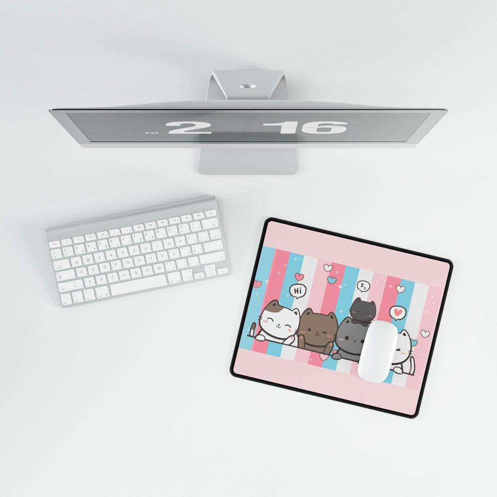 Desk Mats - Sweetheart Kitties Design