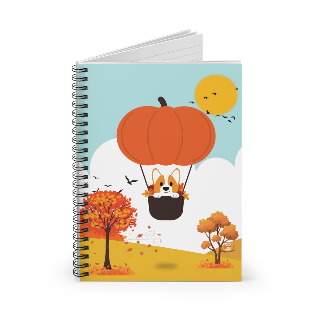 Spiral Notebook - Pumpkin Balloon Ride