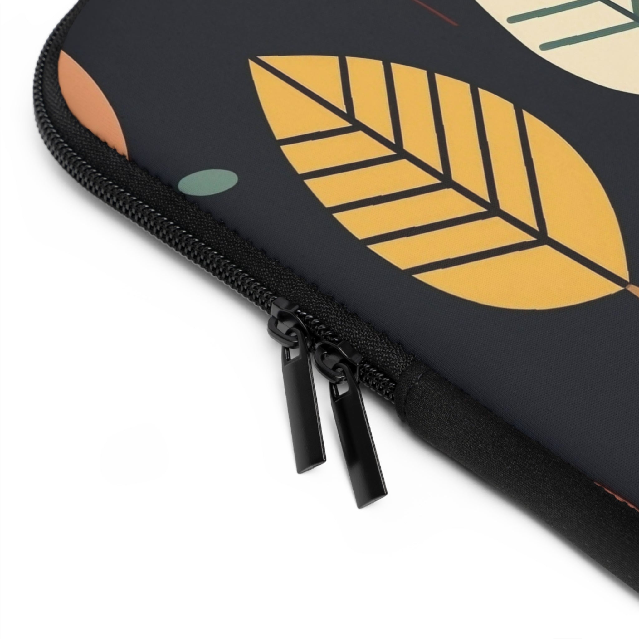 Laptop Sleeve with Autumn Leaves Design