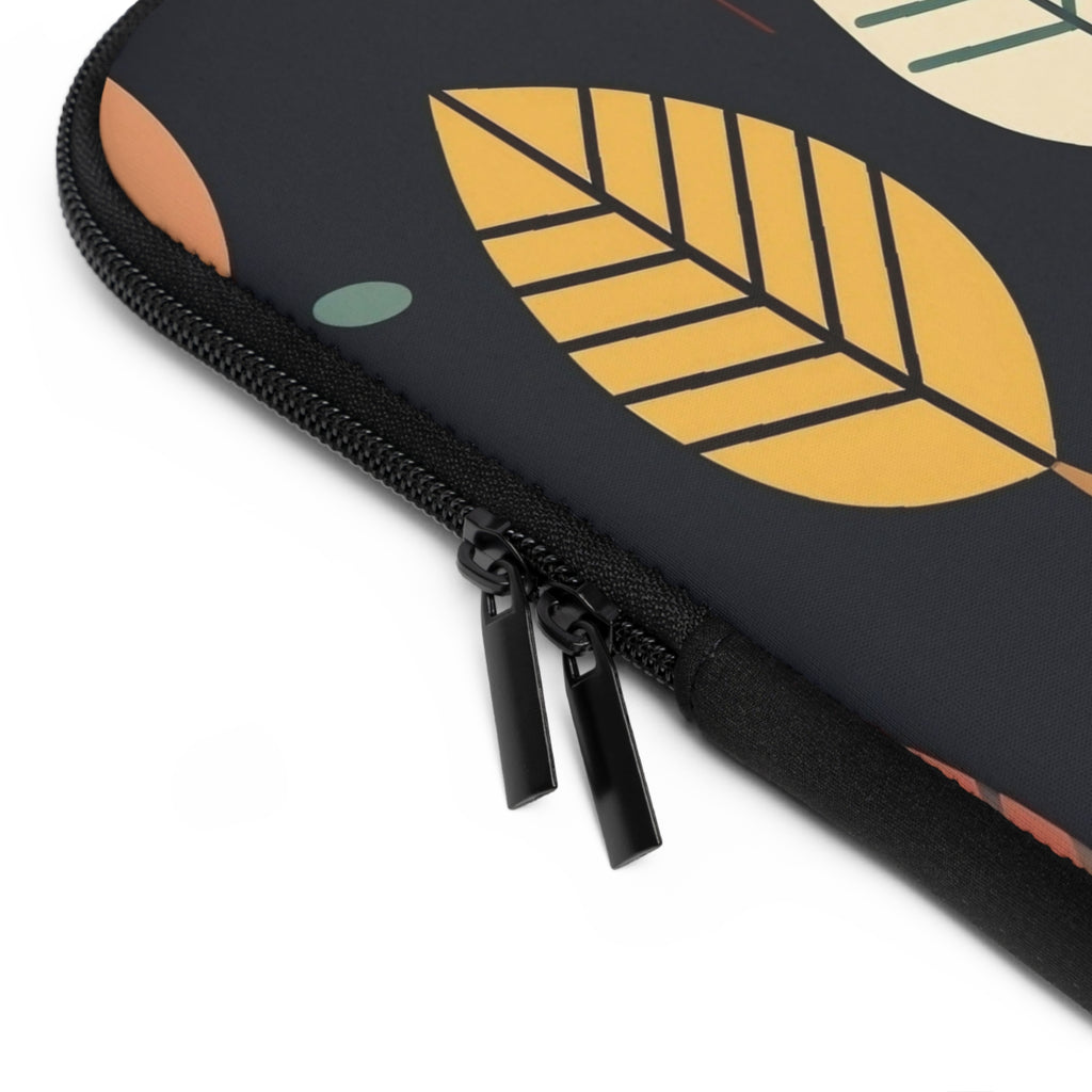 Laptop Sleeve with Autumn Leaves Design
