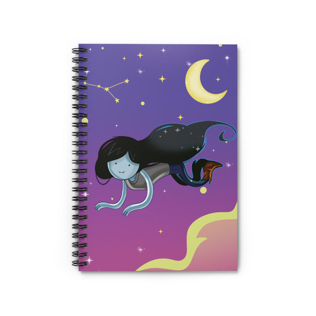 Electric Twilight Spiral Notebook | Celestial Journal for Writers, Dreamers & Students