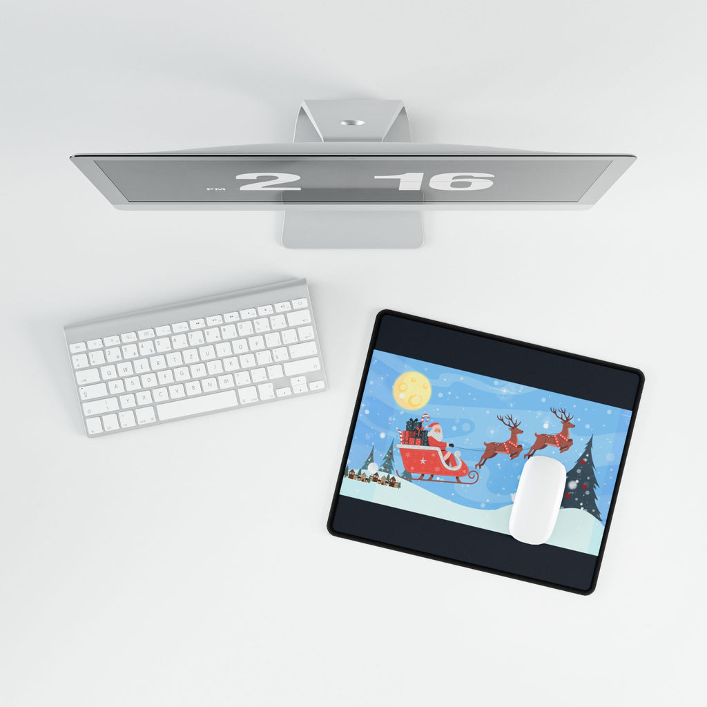 Desk Mat Santa Sleigh Ride Christmas