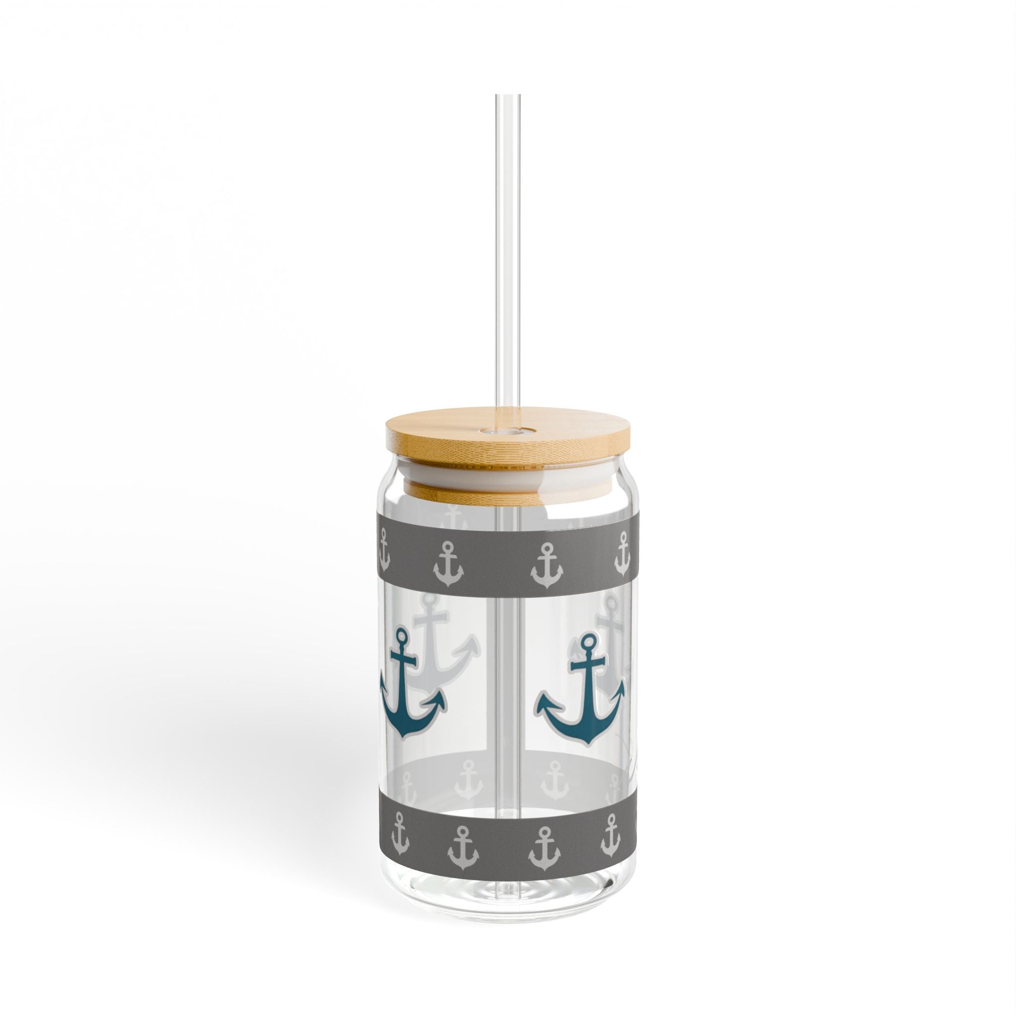 Anchor nautical sipper glass 16oz | anchor design tumbler