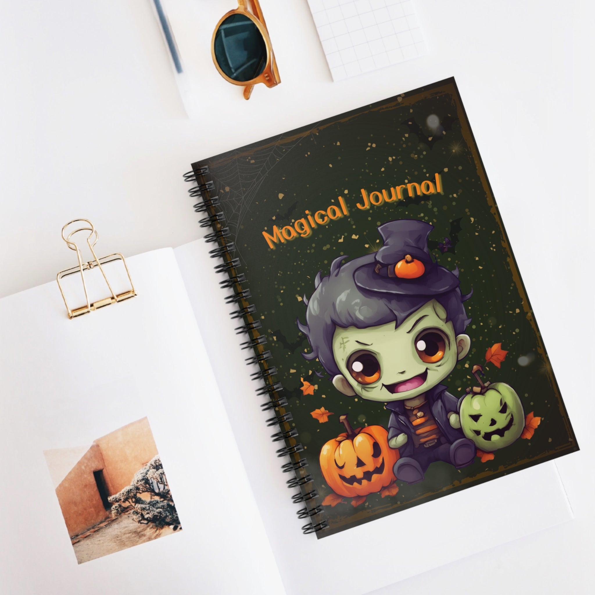 Zombie Magical Journal Spiral Notebook