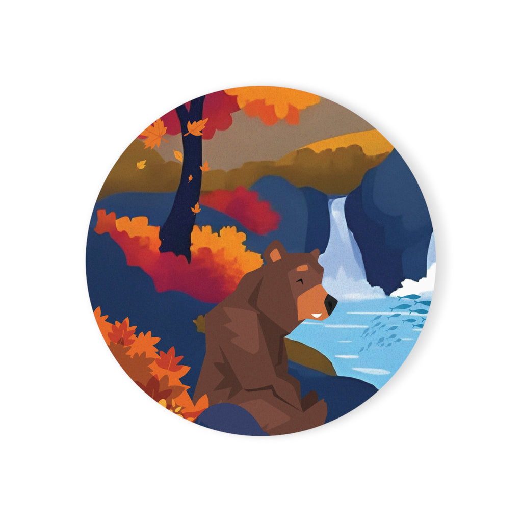 Coaster Set - Woodland Calm Design