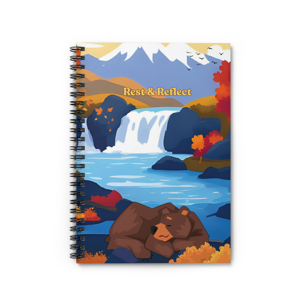 Spiral Notebook - Rest & Reflect Ruled Line Journal