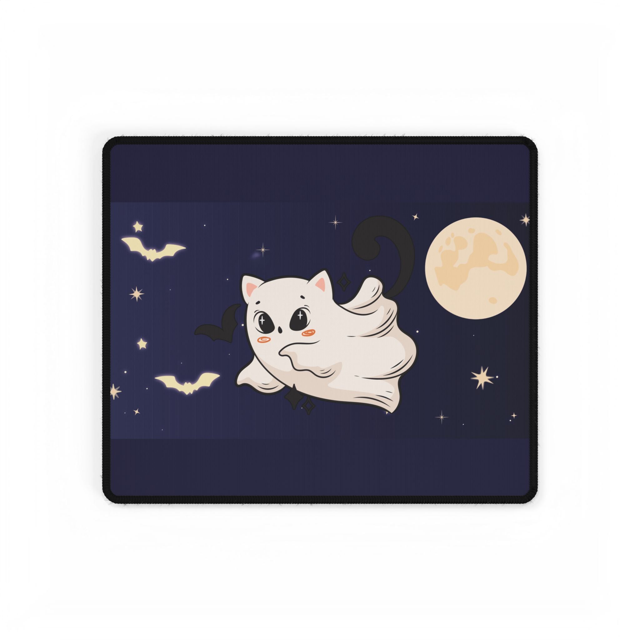 Ghost Cat Desk Mat