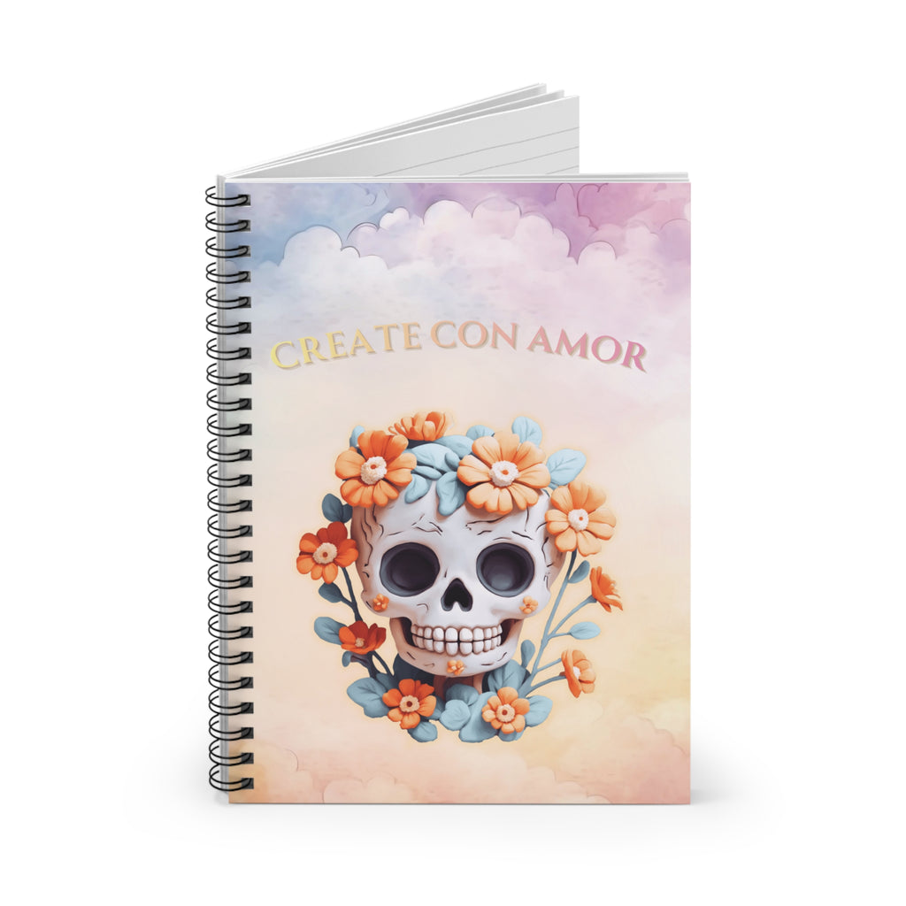 Spiral Notebook - Create con amor, Love Notebook