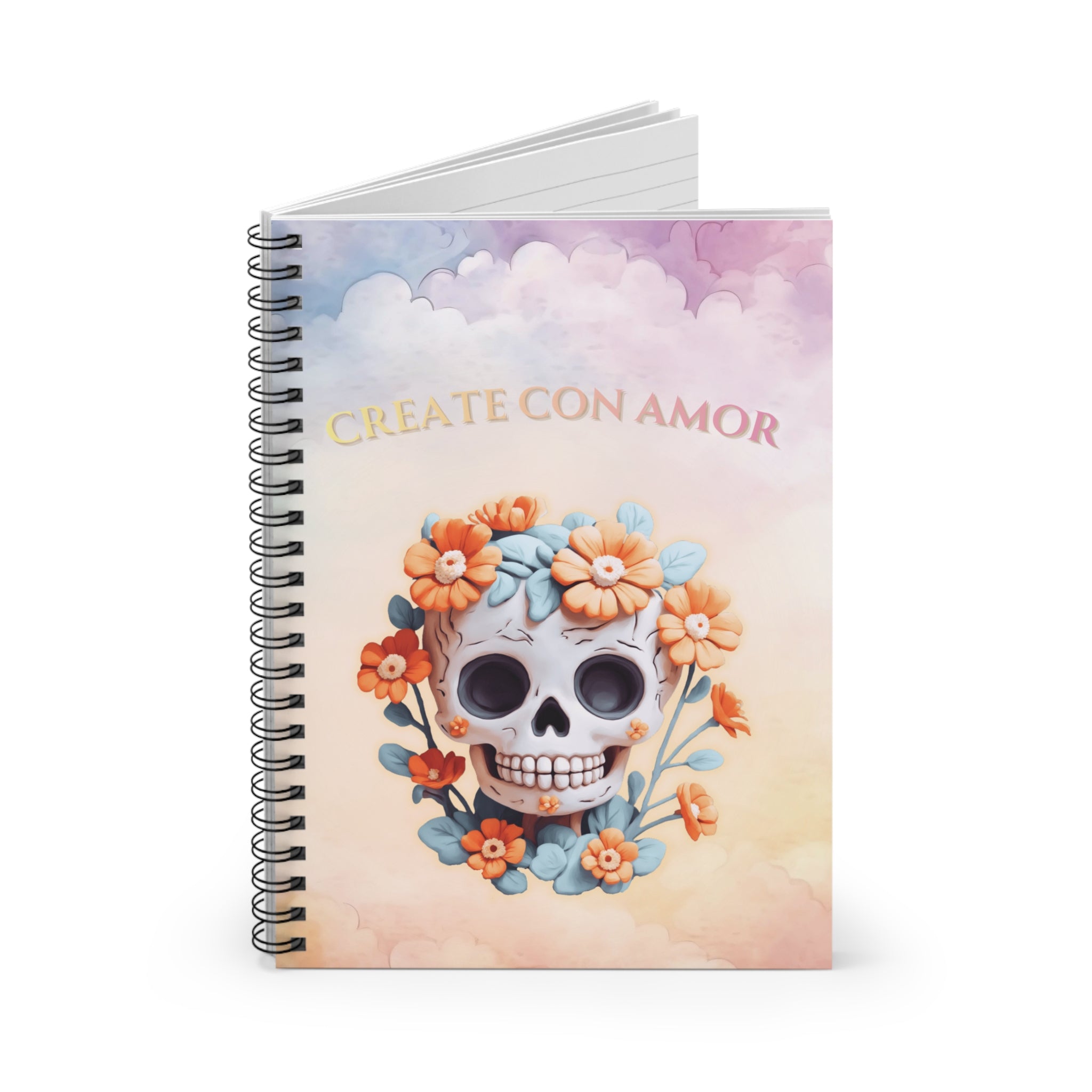 Spiral Notebook - Create con amor, Love Notebook
