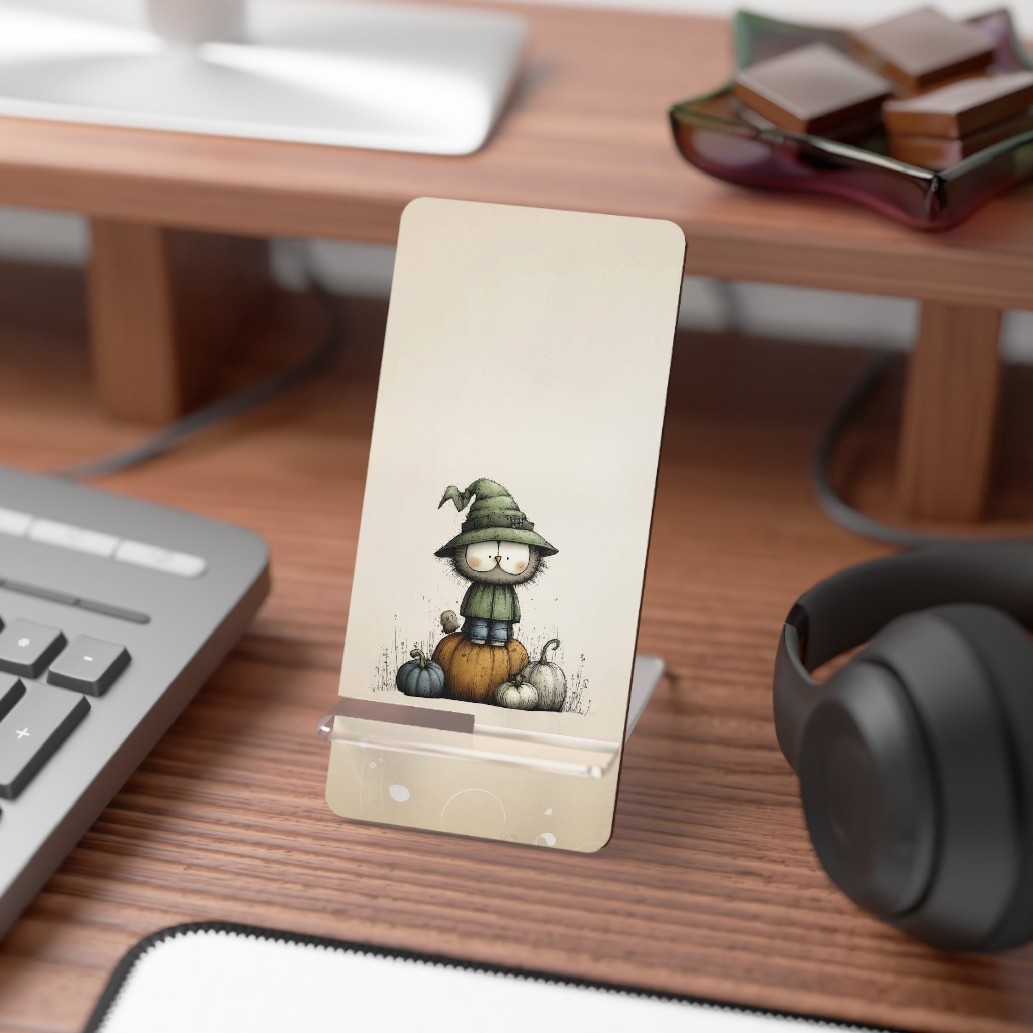 Phone Stand, Autumn Vibes Desk