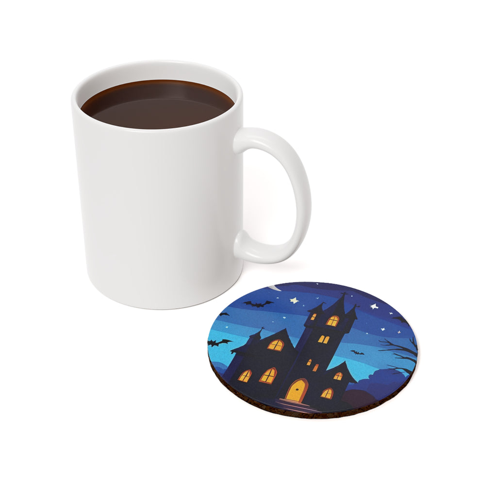 Cork Back Coaster Haunted Castle