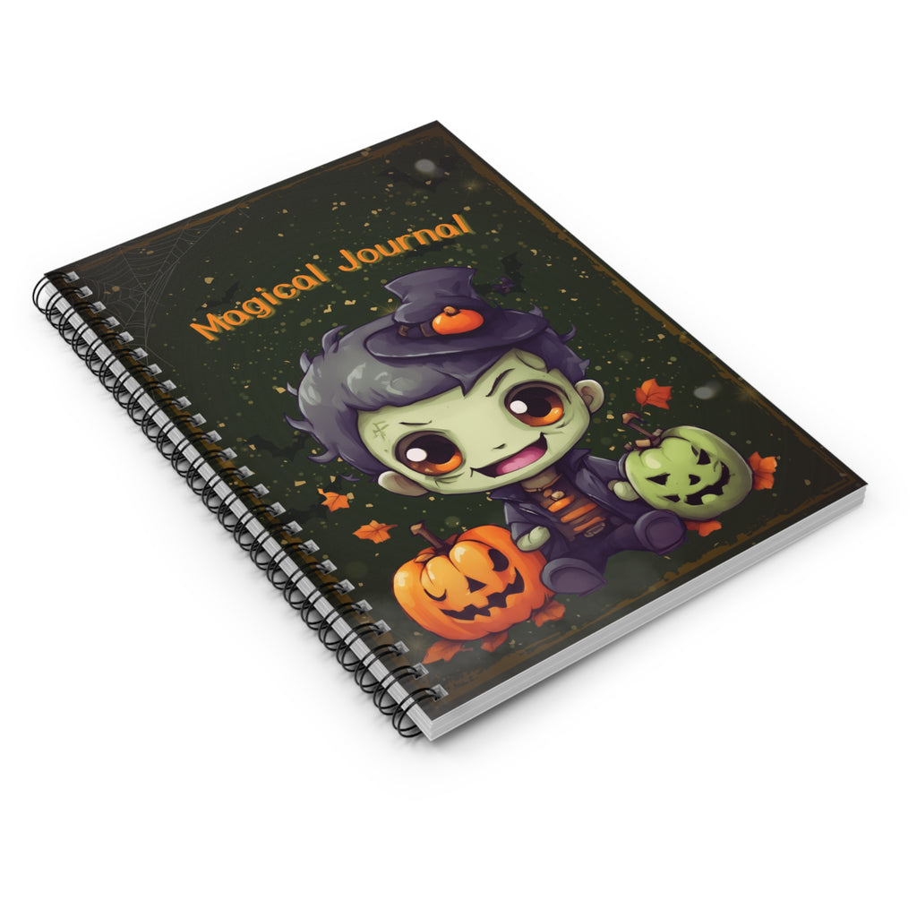 Zombie Magical Journal Spiral Notebook