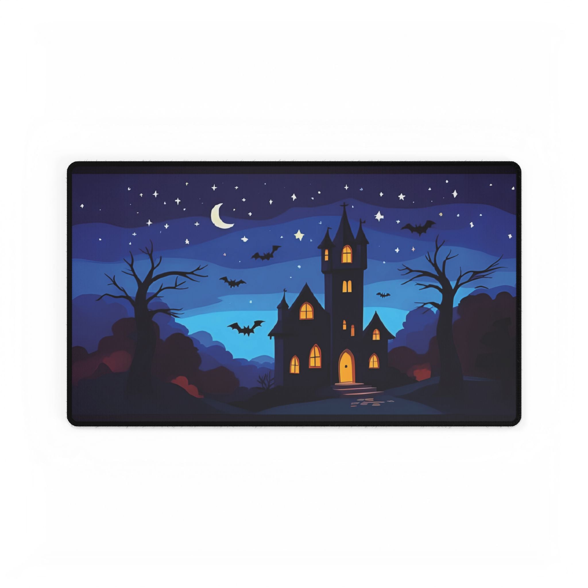 Desk Mat Set: Haunted Castle Under the Stars 🏰🌙🦇