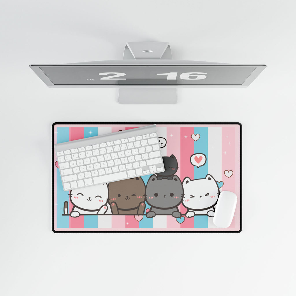 Desk Mats - Sweetheart Kitties Design