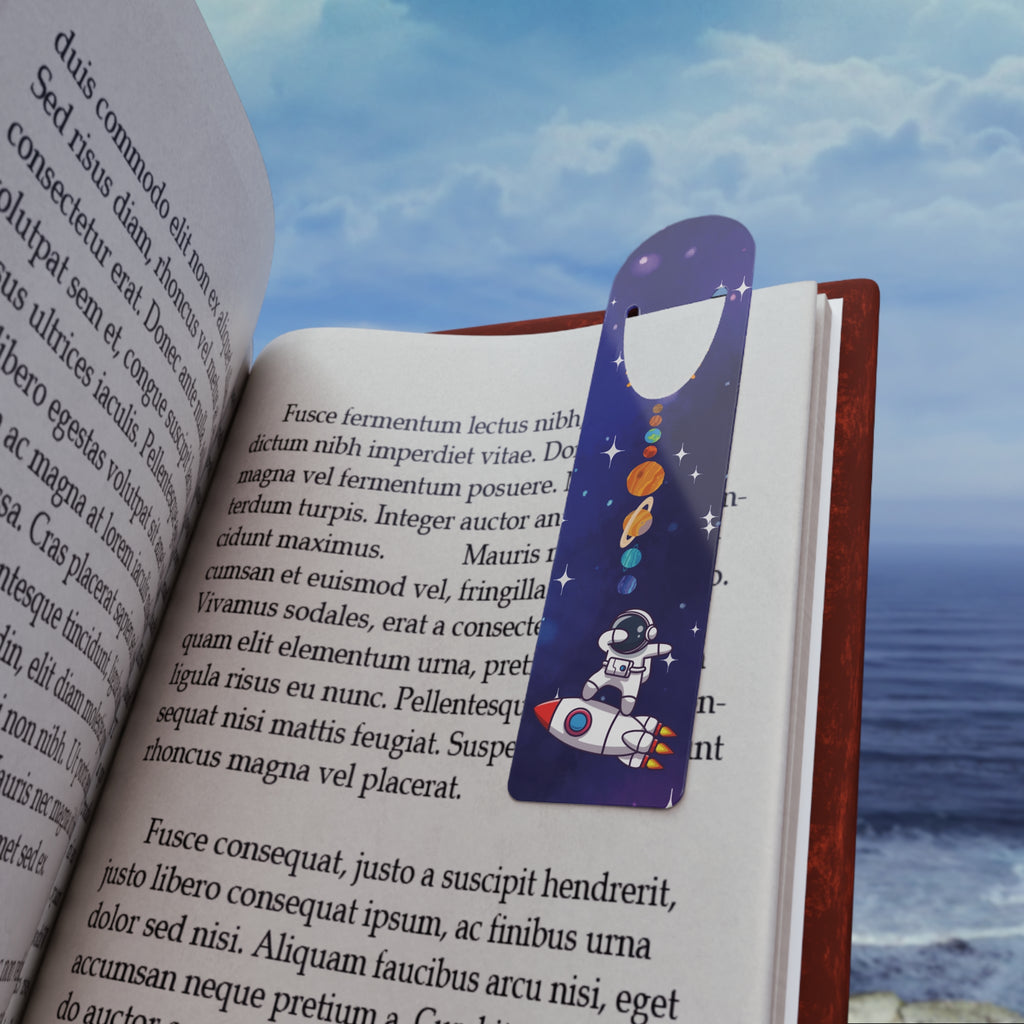 Bookmark - Reach for the Stars Bookmark, Galaxy Book Marker,